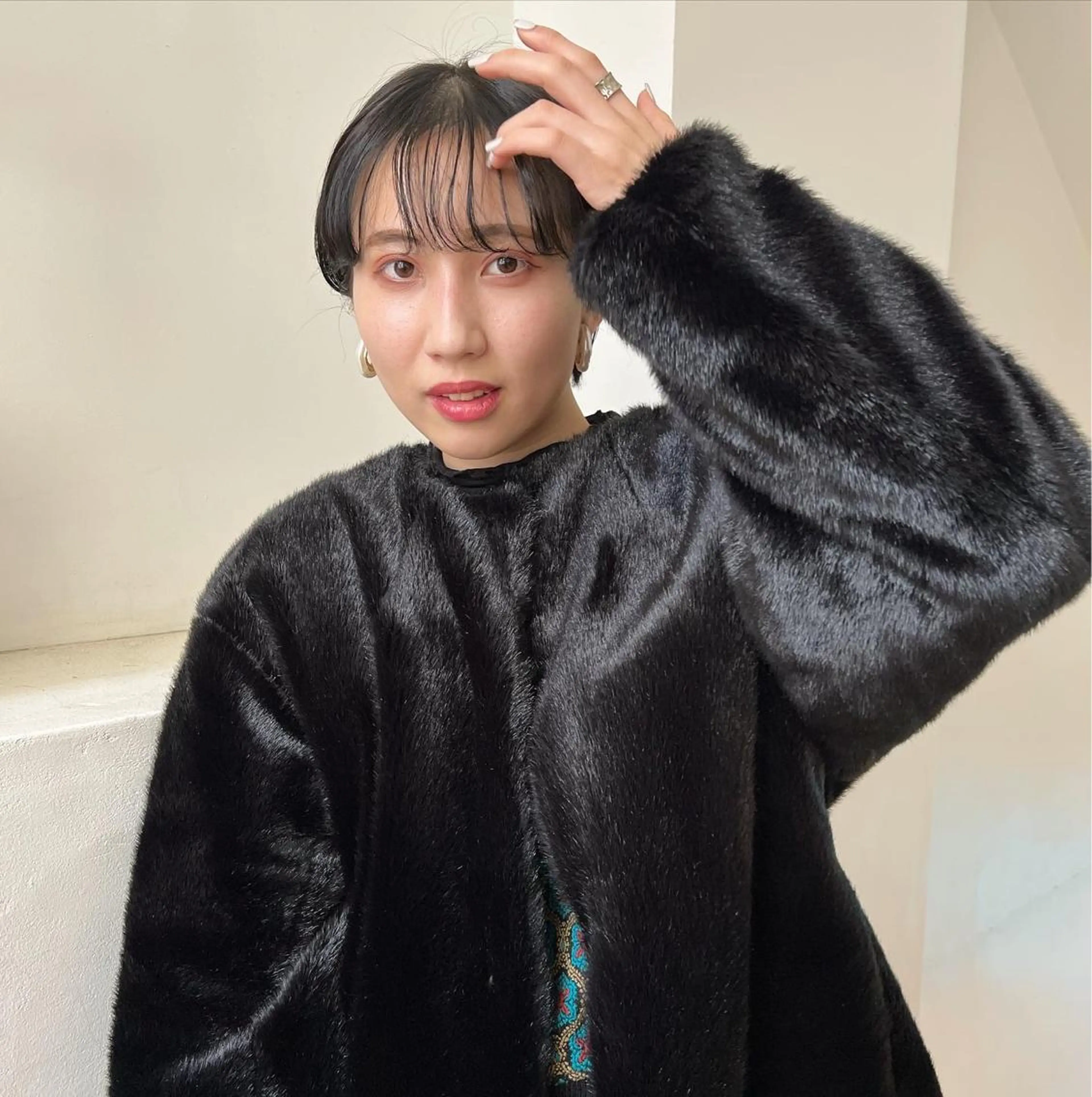 ショート カラー 顔周りカット/透明感 カラー✂️MEIのヘアスタイル