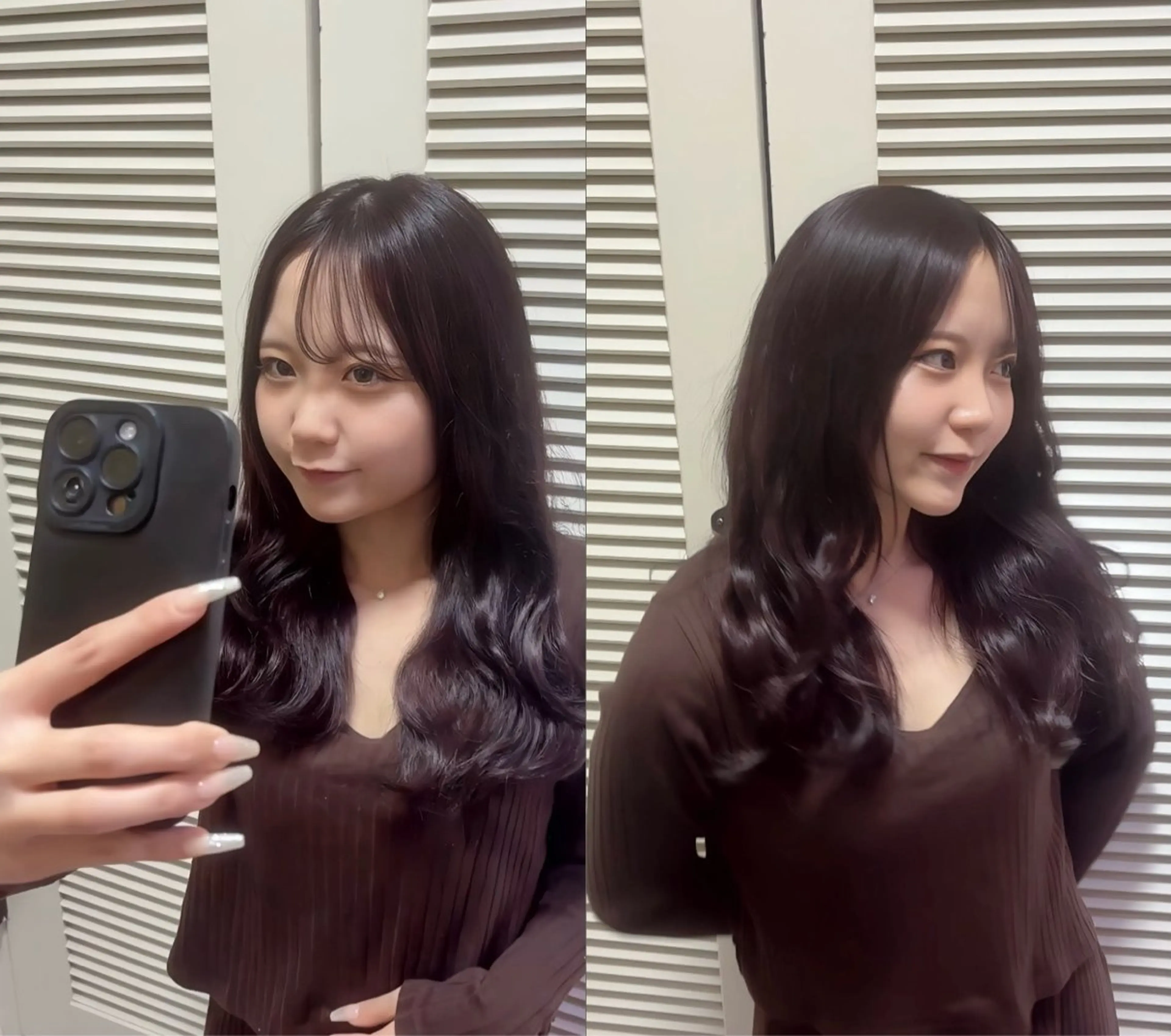 ロング カラー ヘアカラー 草津美容室🪽 Coconeのヘアスタイル