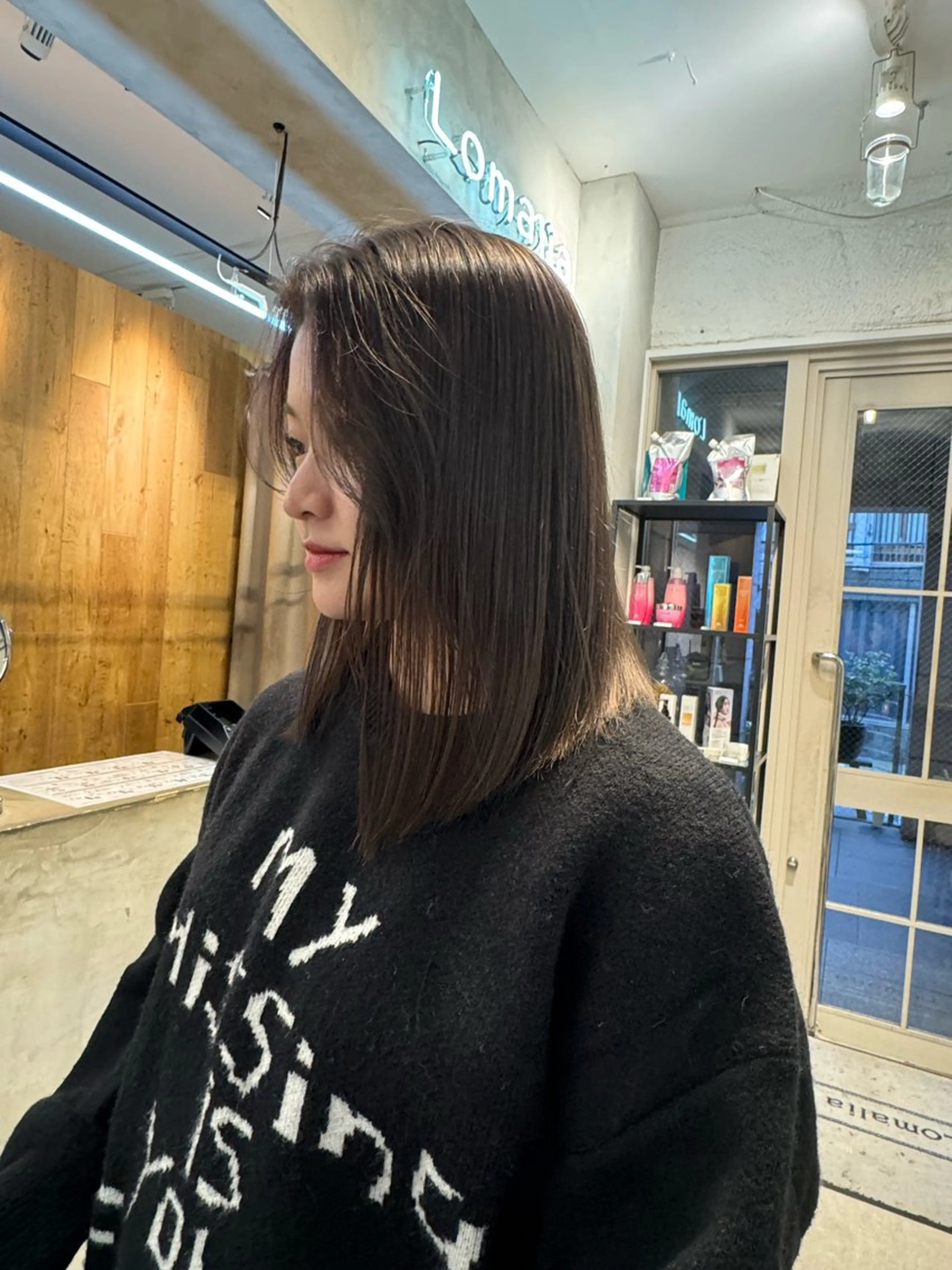 ミディアム カラー カット ヘアカラー トリートメント Lomalia 🤍🫧/makoのヘアスタイル