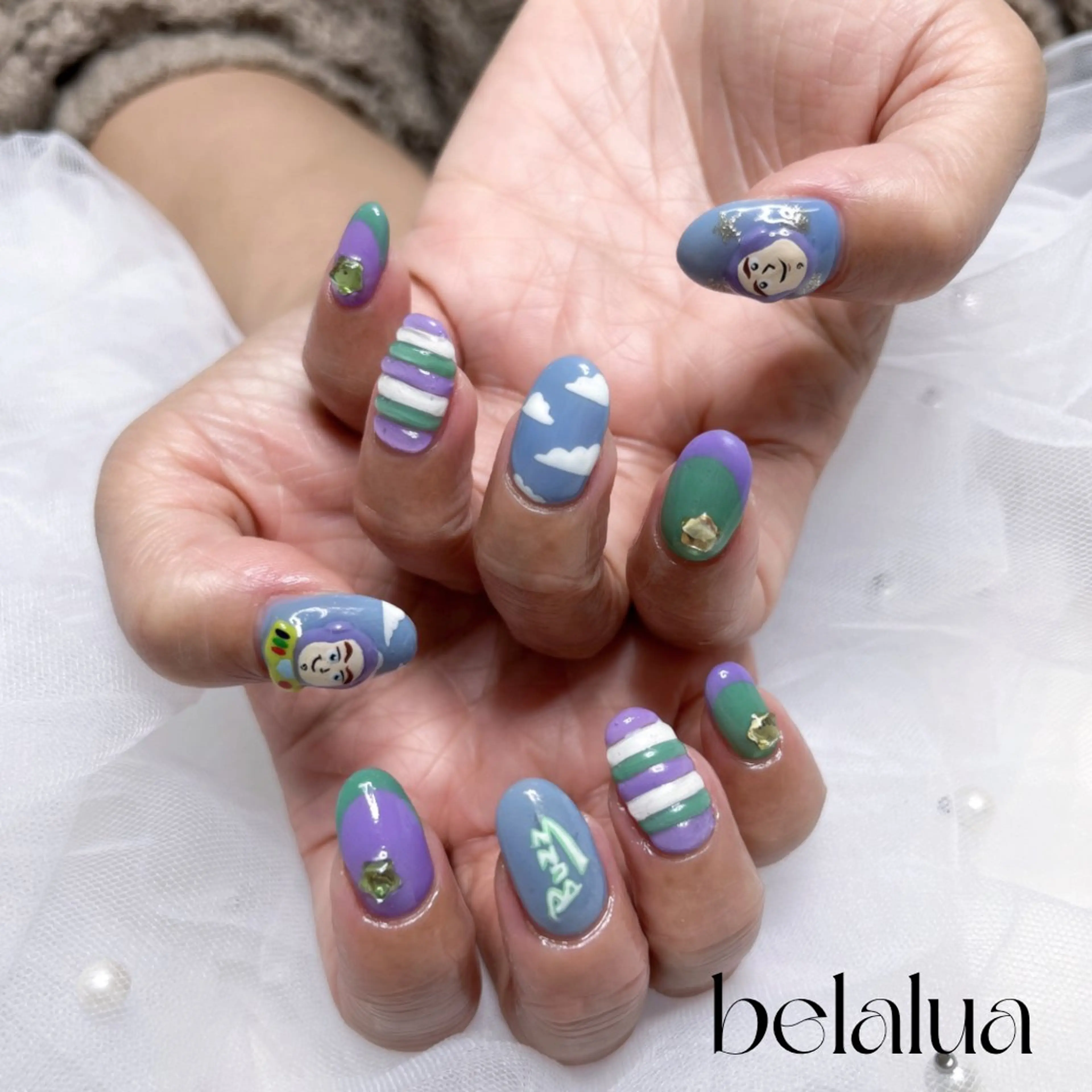 ネイル ハンドネイル belalua nail&eyeのネイルデザイン