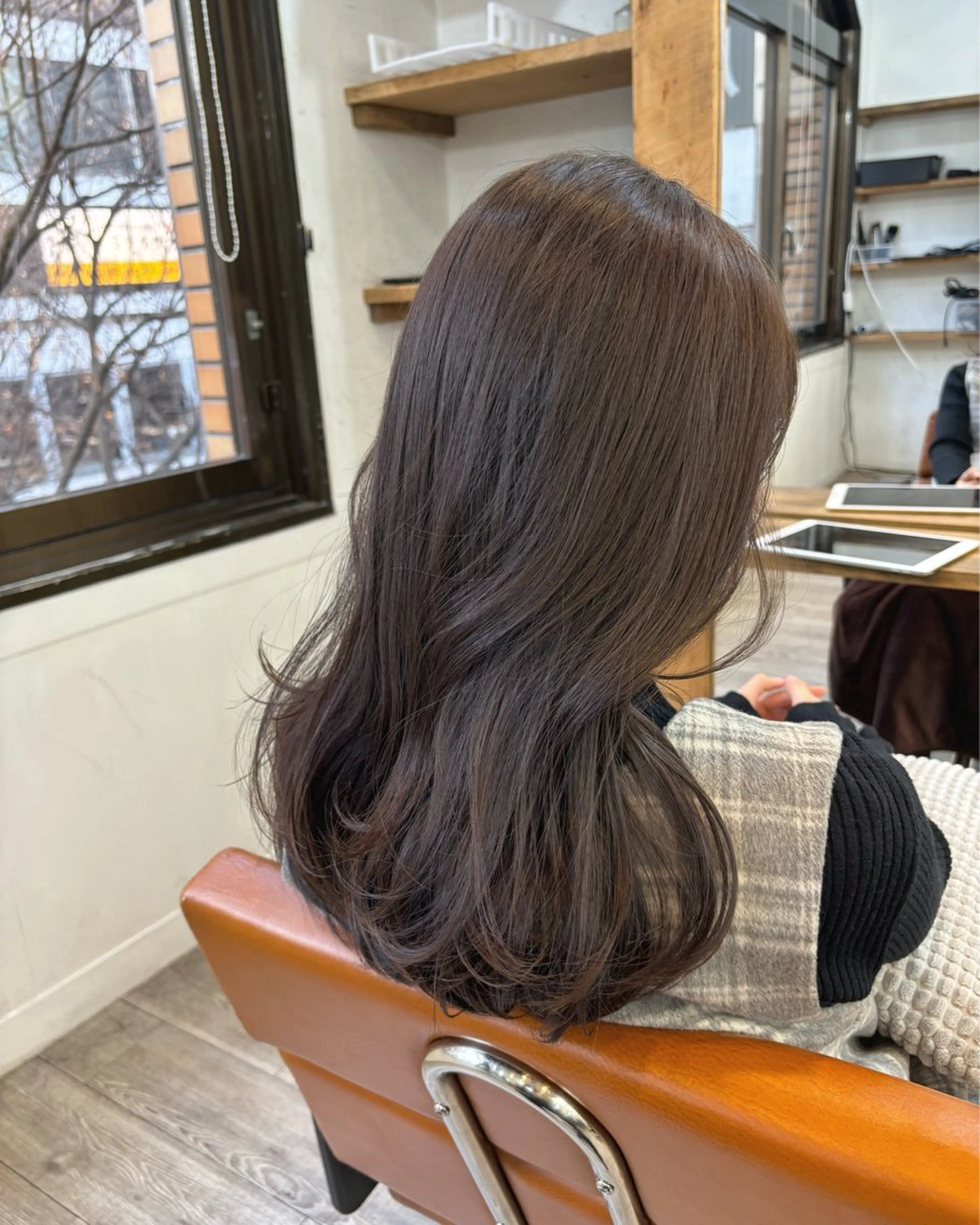 セミロング カラー 広島/ヘアセット /ベージュ/わかなのヘアスタイル