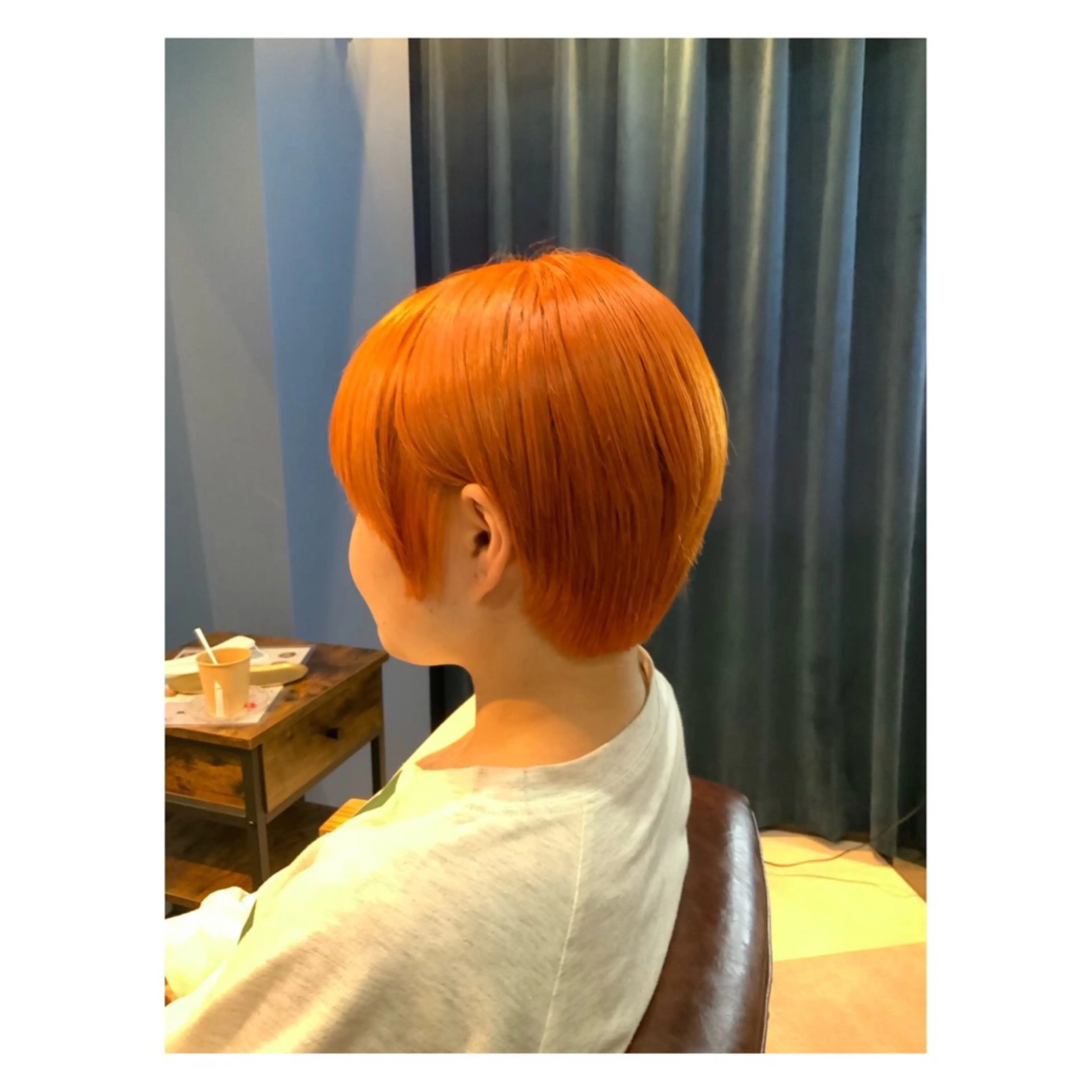 ショート カラー ブリーチ カット ヘアカラー トリートメント Mole  Me所属・中野 誠子のヘアスタイル