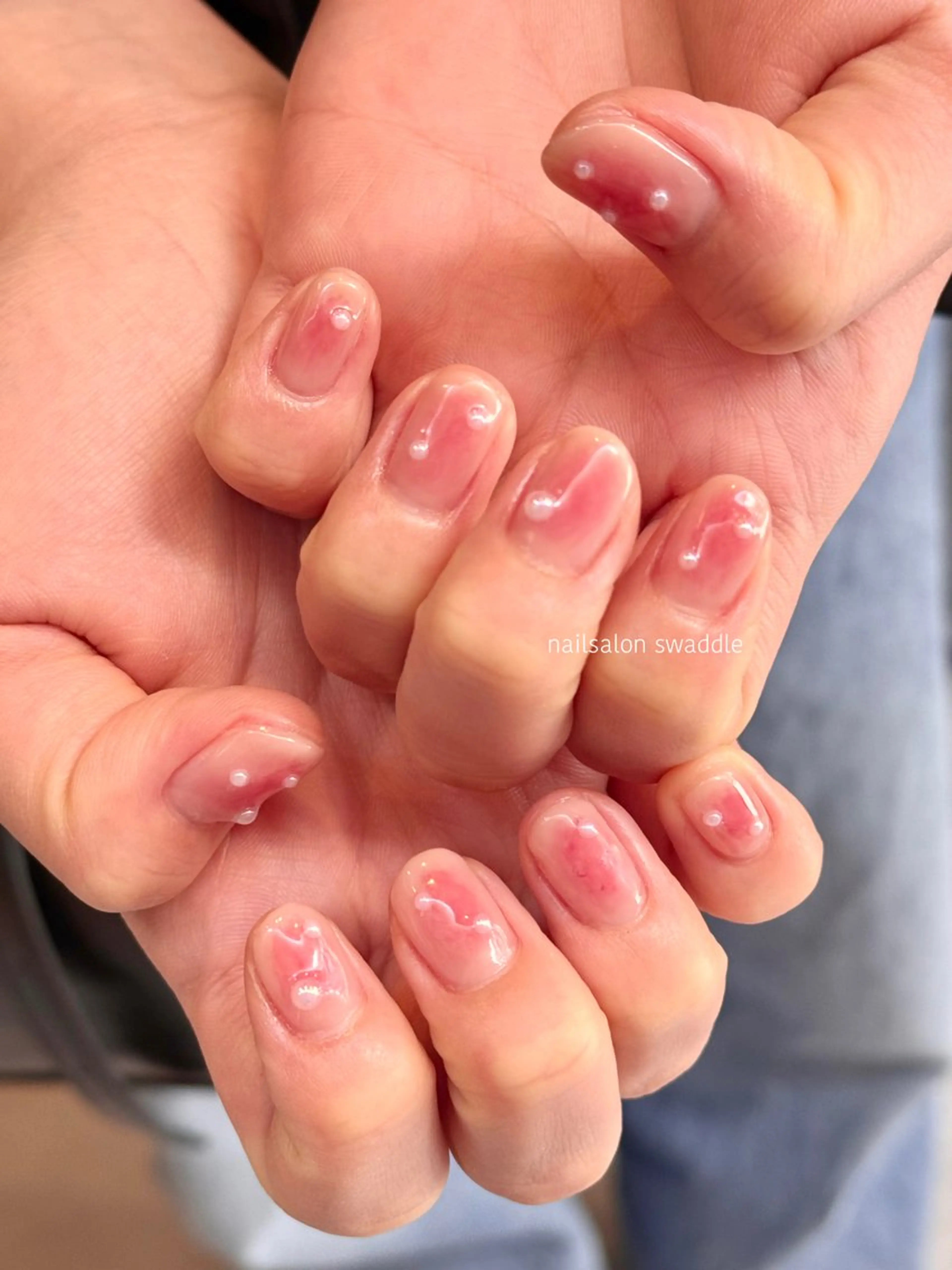 ネイル ハンドネイル ハンドケア nail salon swaddle 🪽のネイルデザイン