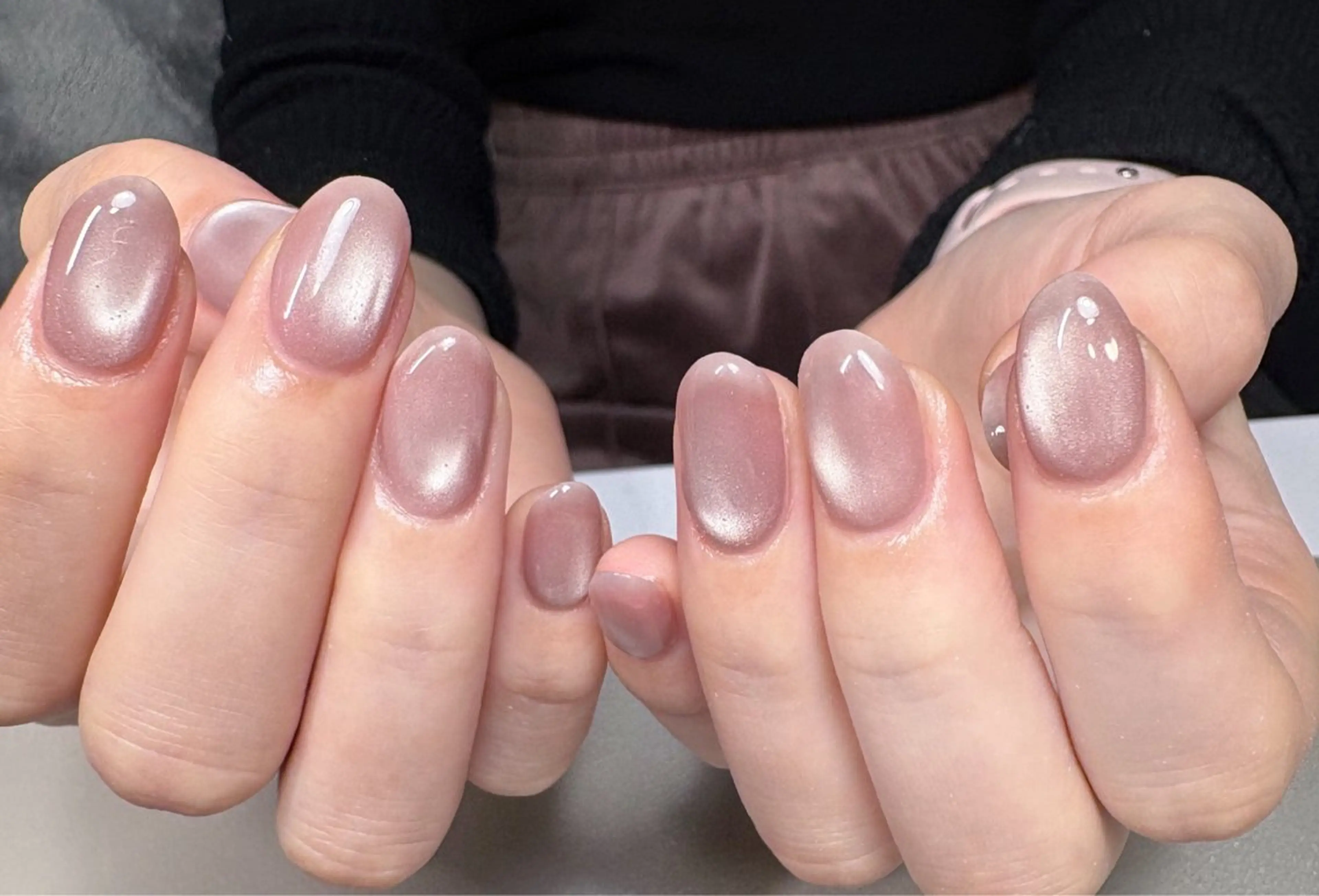 ネイル 氷ネイル・うるうるネイル マグネットネイル 春ネイル Ulu nail yuunaのネイルデザイン