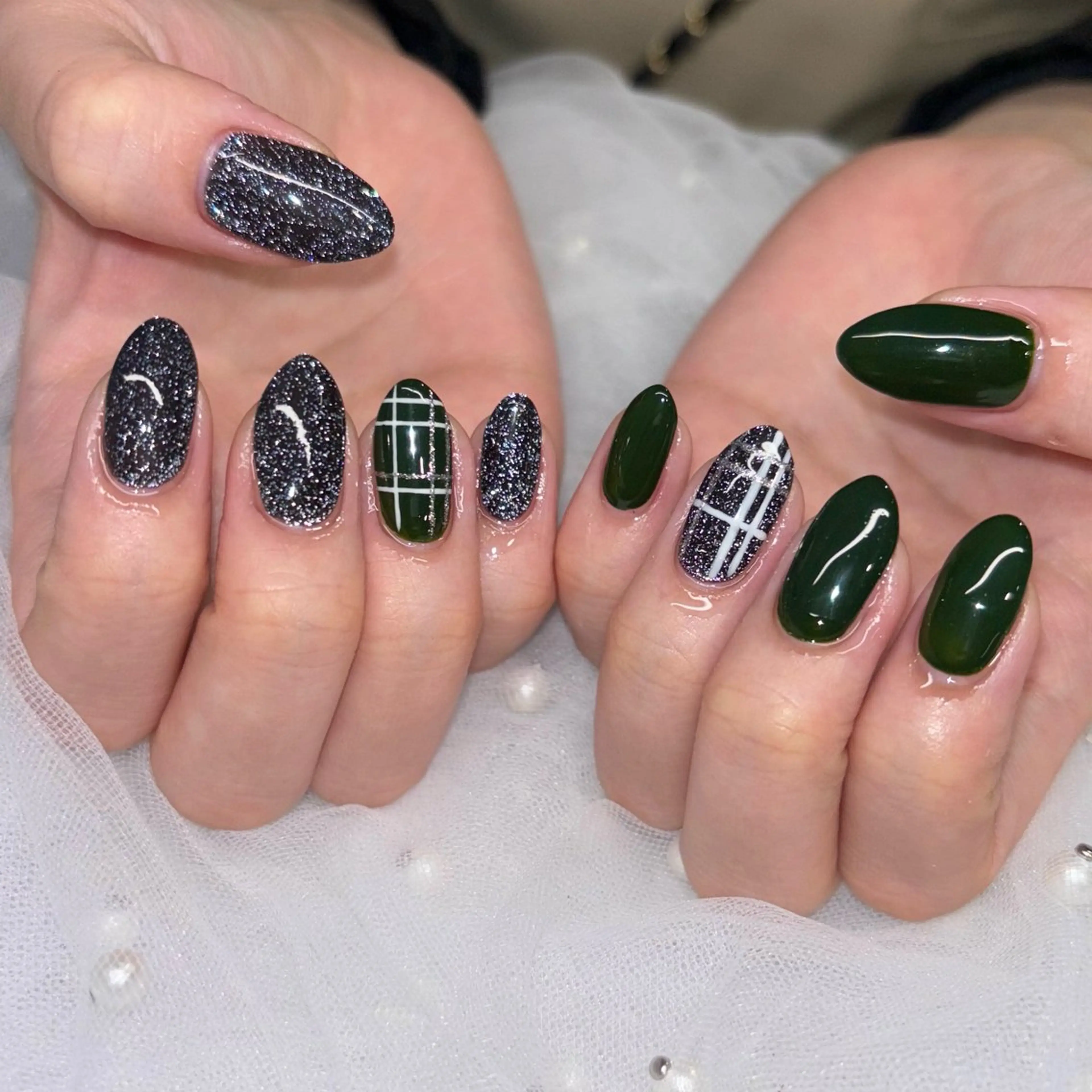 ネイル フラッシュネイル ハンドネイル 荒巻 めいのネイルデザイン