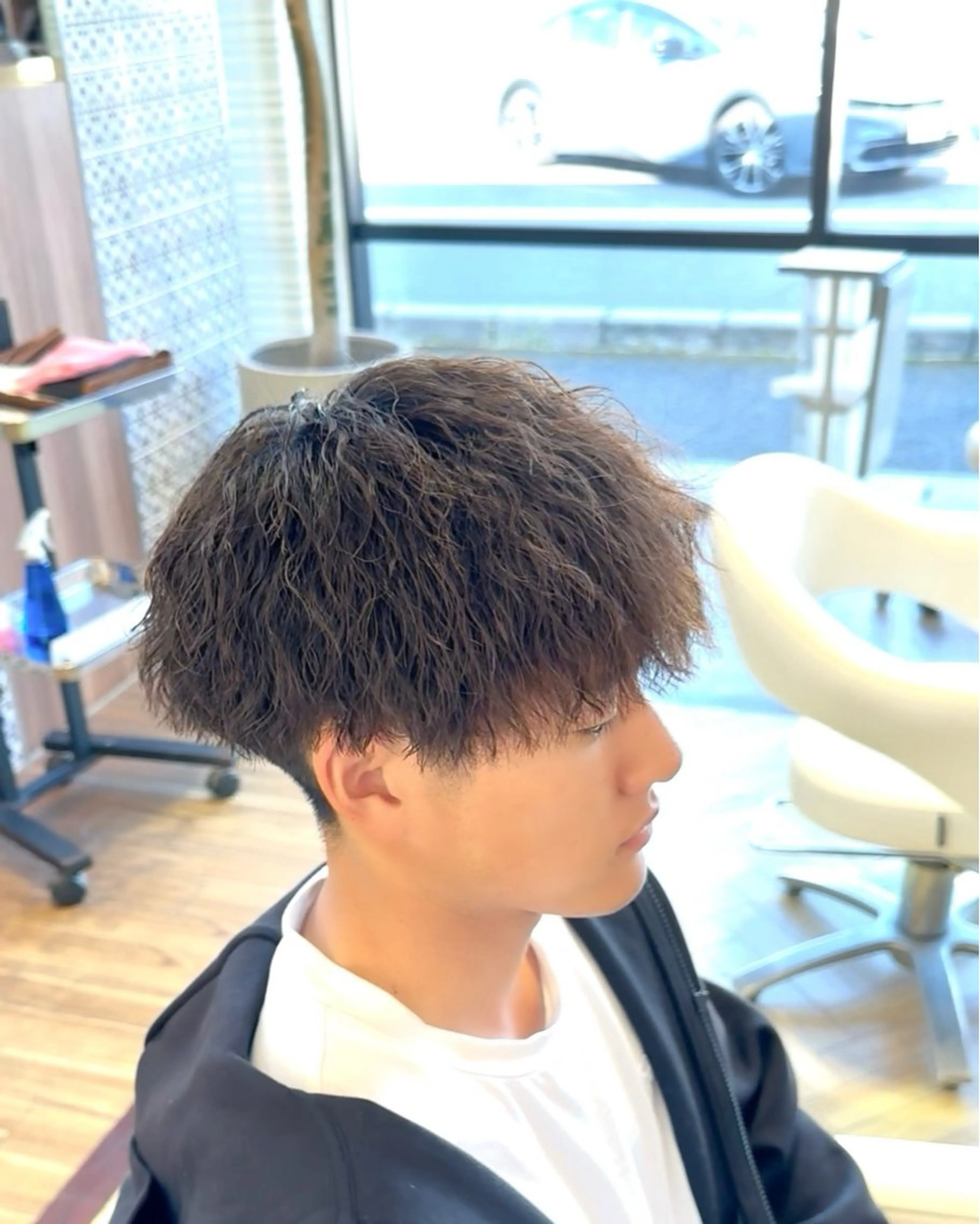 パーマ メンズ マッシュ カット パーマ ☆★メンズ特化★☆ 川地由麿のヘアスタイル