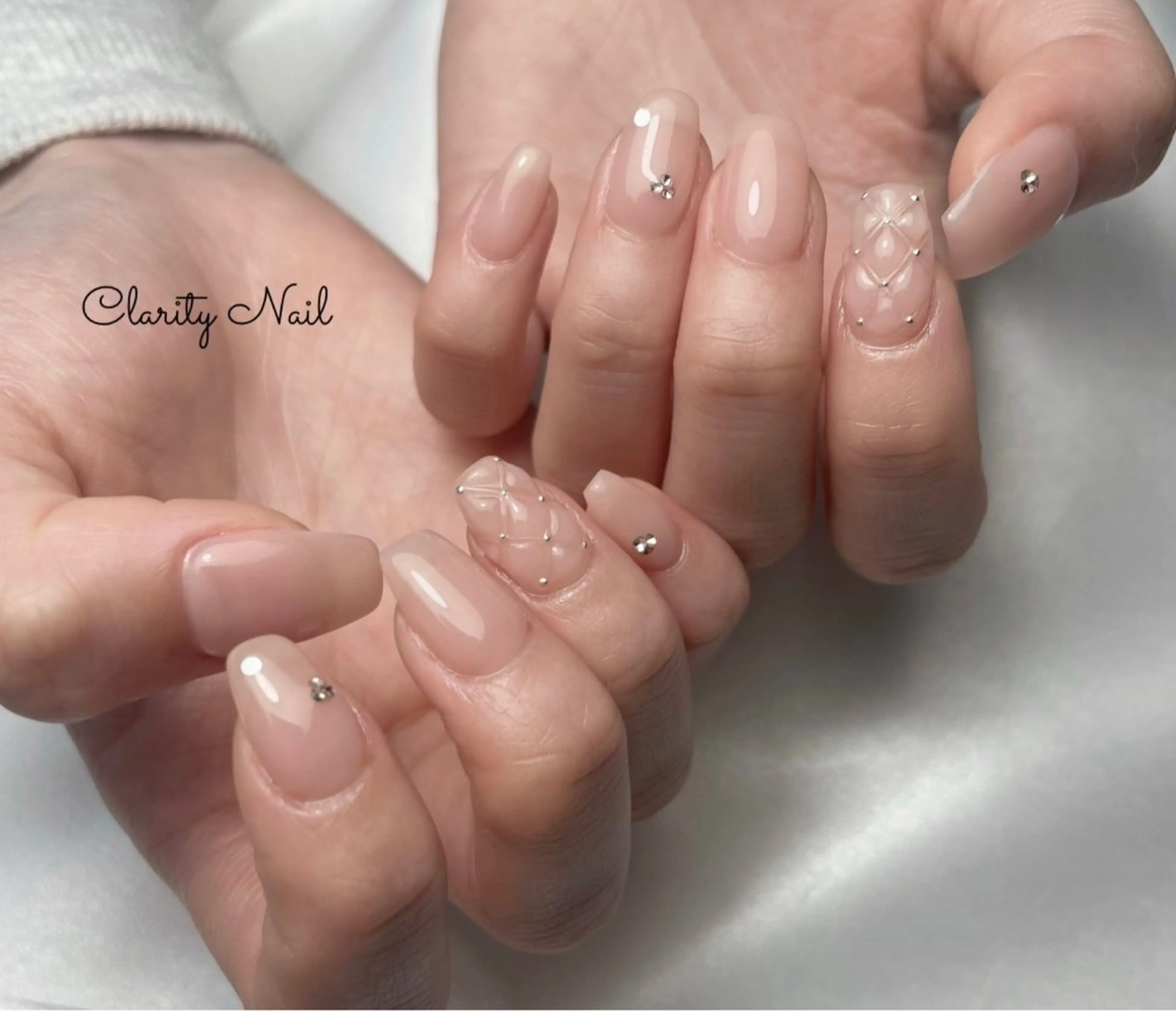 ネイル アートネイル 持ち込み ハンドネイル Clarity Nailのネイルデザイン