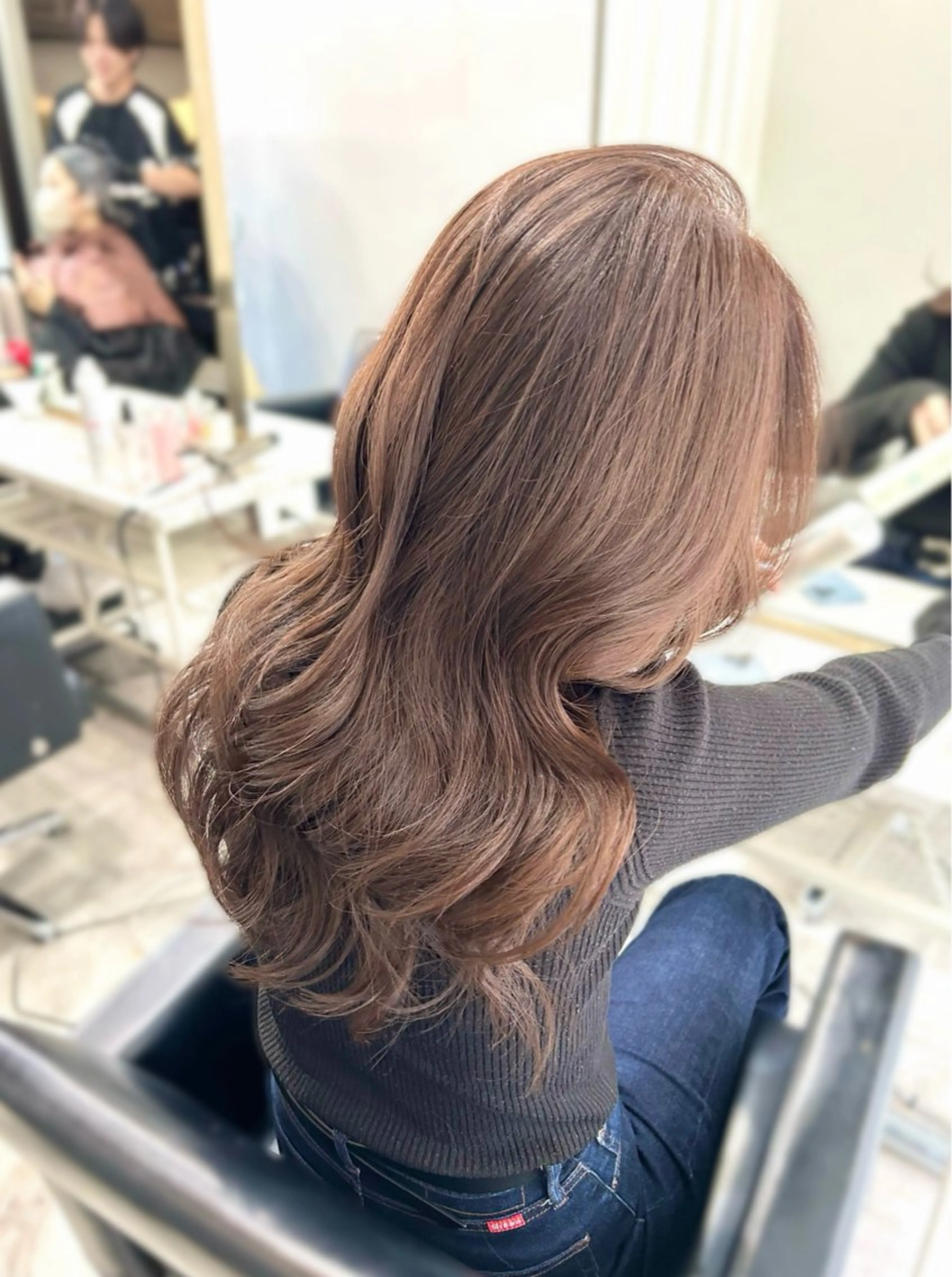 ロング カラー ヘアカラー トリートメント 💘大人可愛く💘 Natsuki❥❥❥のヘアスタイル