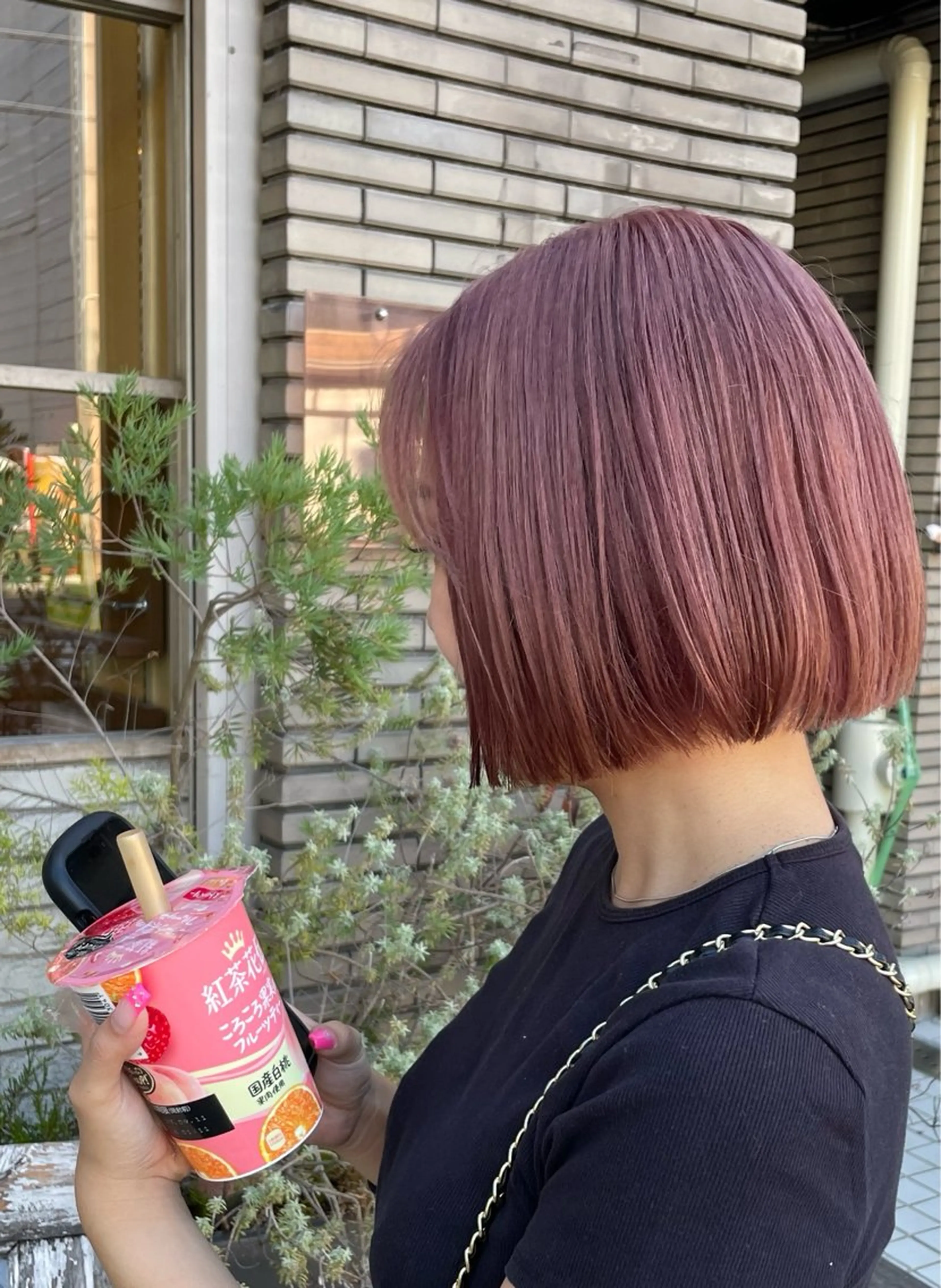 カラー ブリーチ メンズカット パーマRISAのヘアスタイル