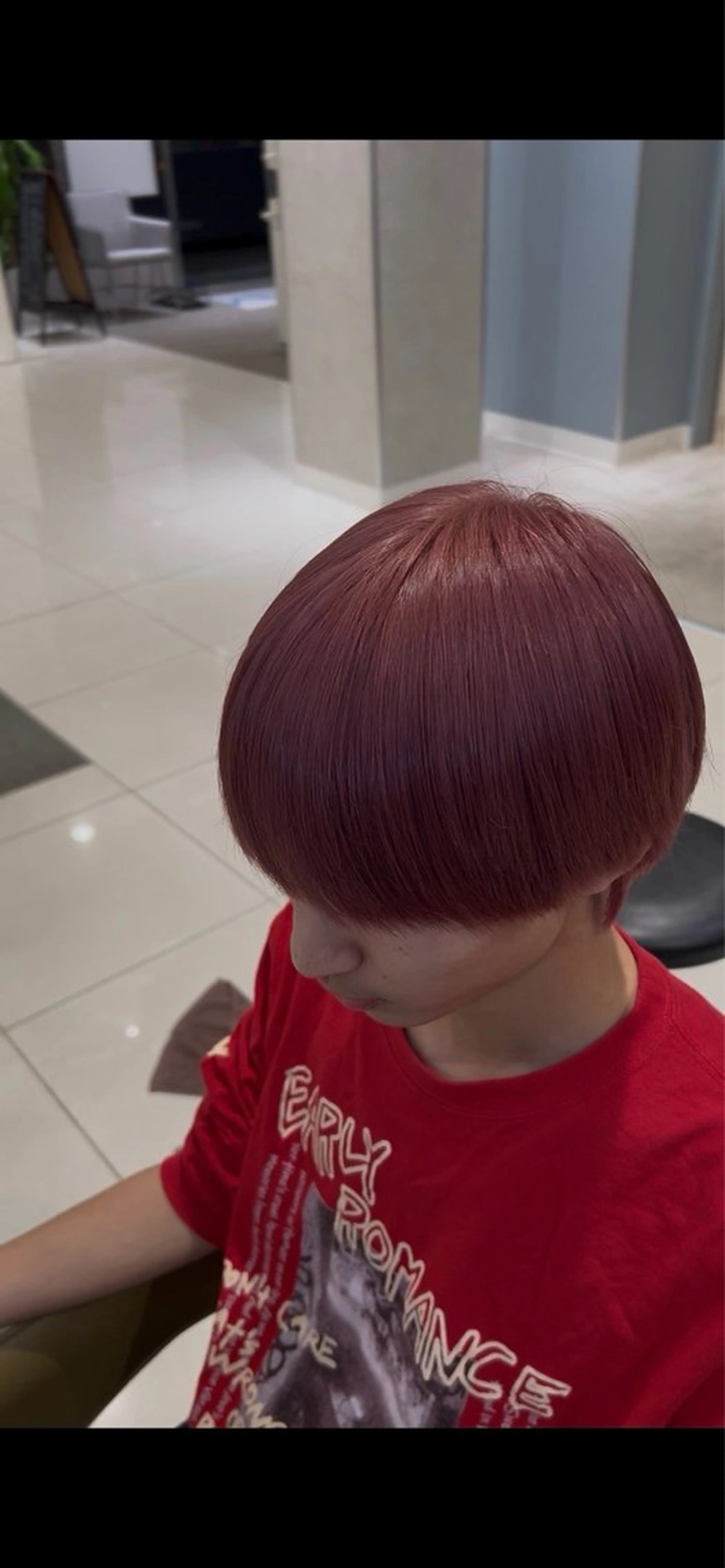 ショート ヘアカラー トリートメント 鈴木 瑛郎のヘアスタイル