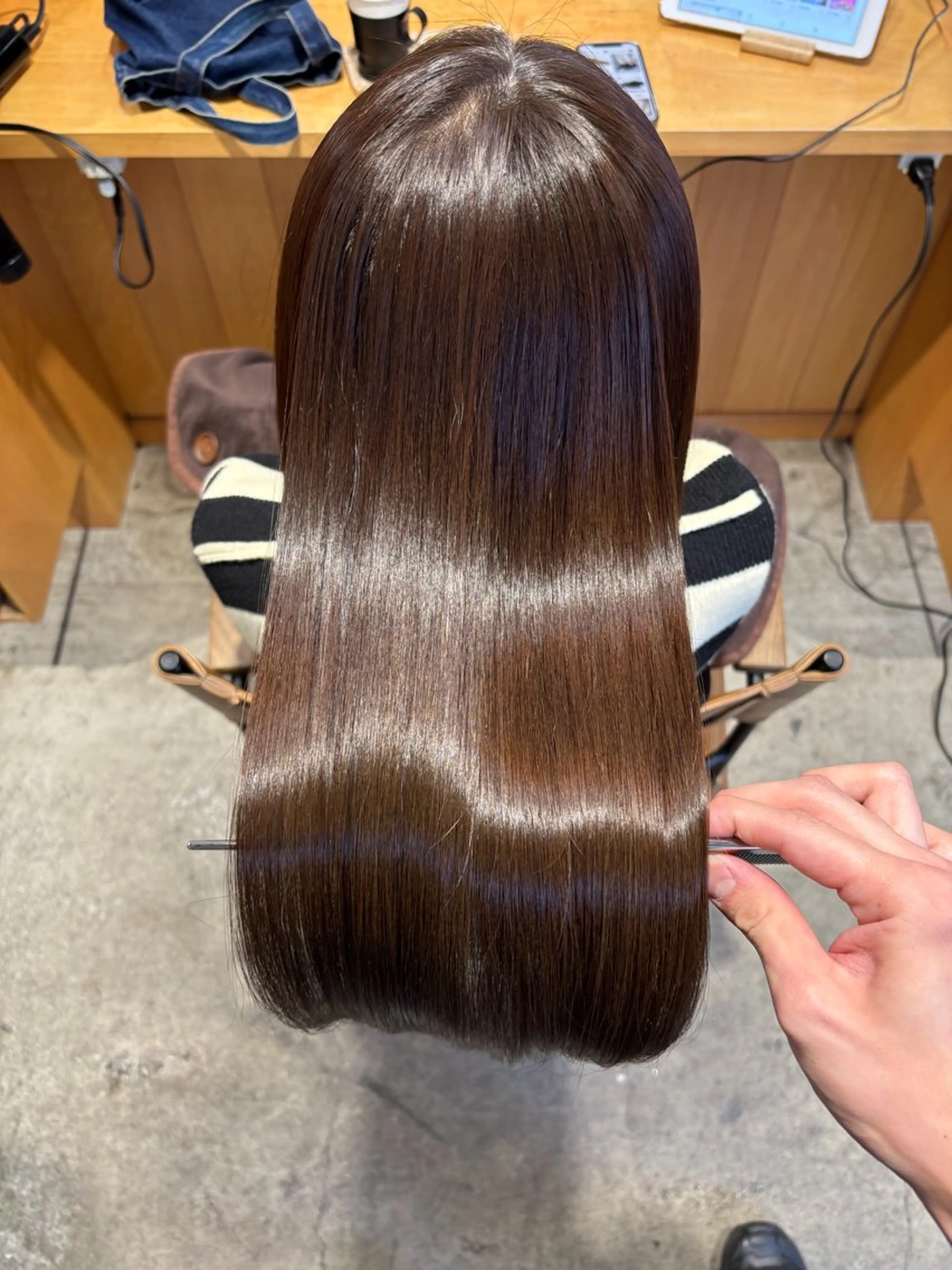 ロング カット ヘアカラー トリートメント 【Amphi Tokyo】宮原のヘアスタイル