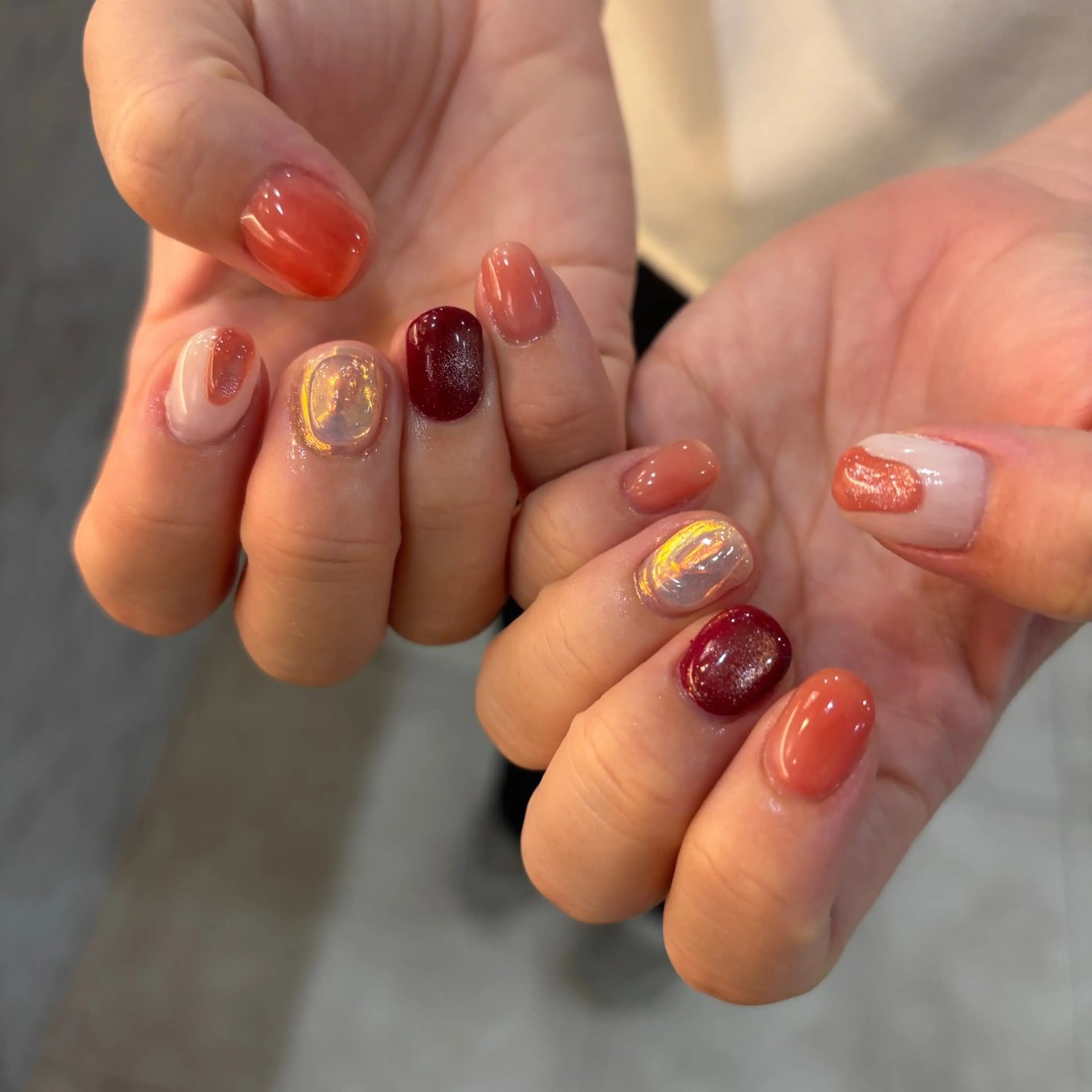 ネイル フットネイル ゆびノさき茨木店 ニュアンス/アートのネイルデザイン