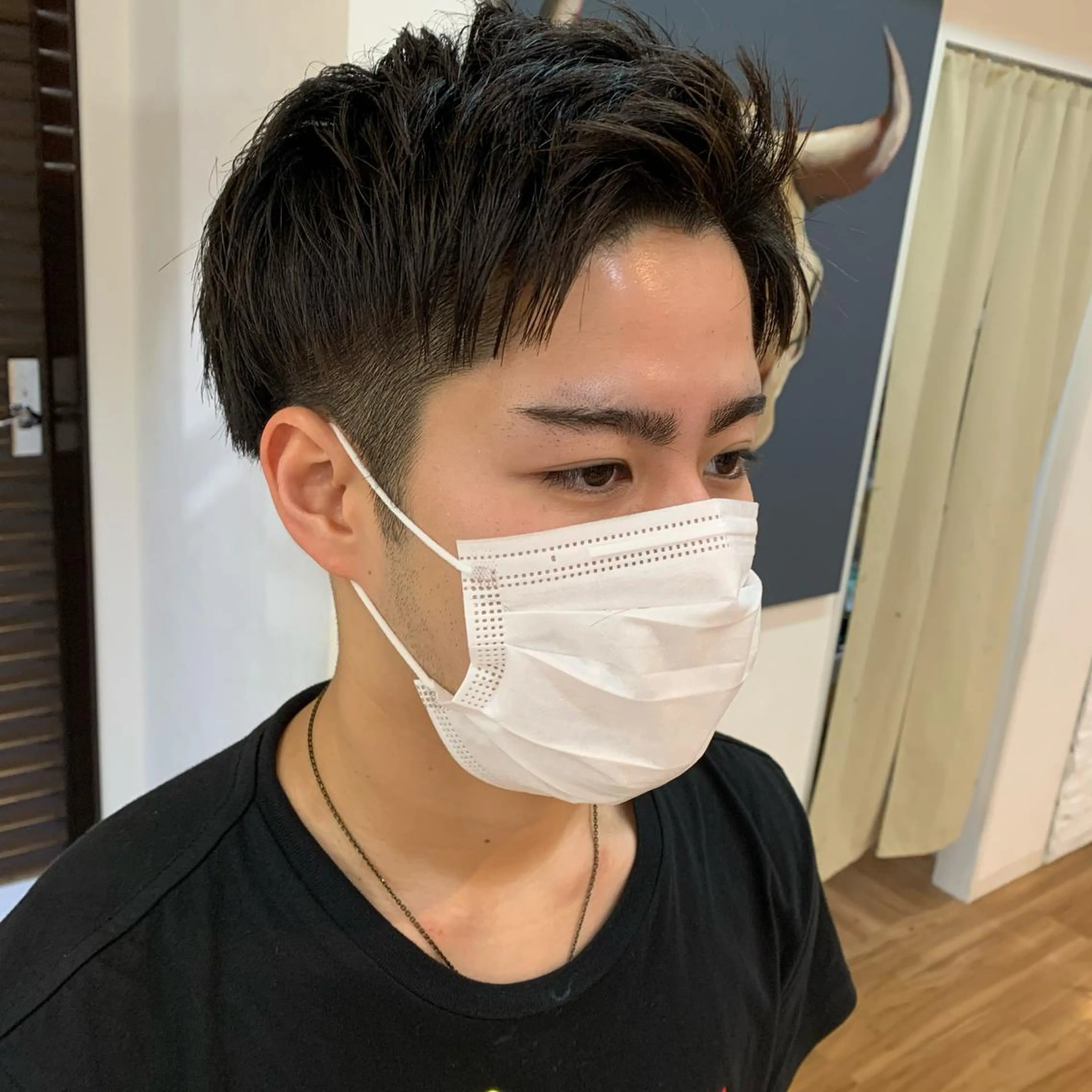 メンズ 刈り上げ 【韓国風くびれヘア】 joule小木曽輝のヘアスタイル