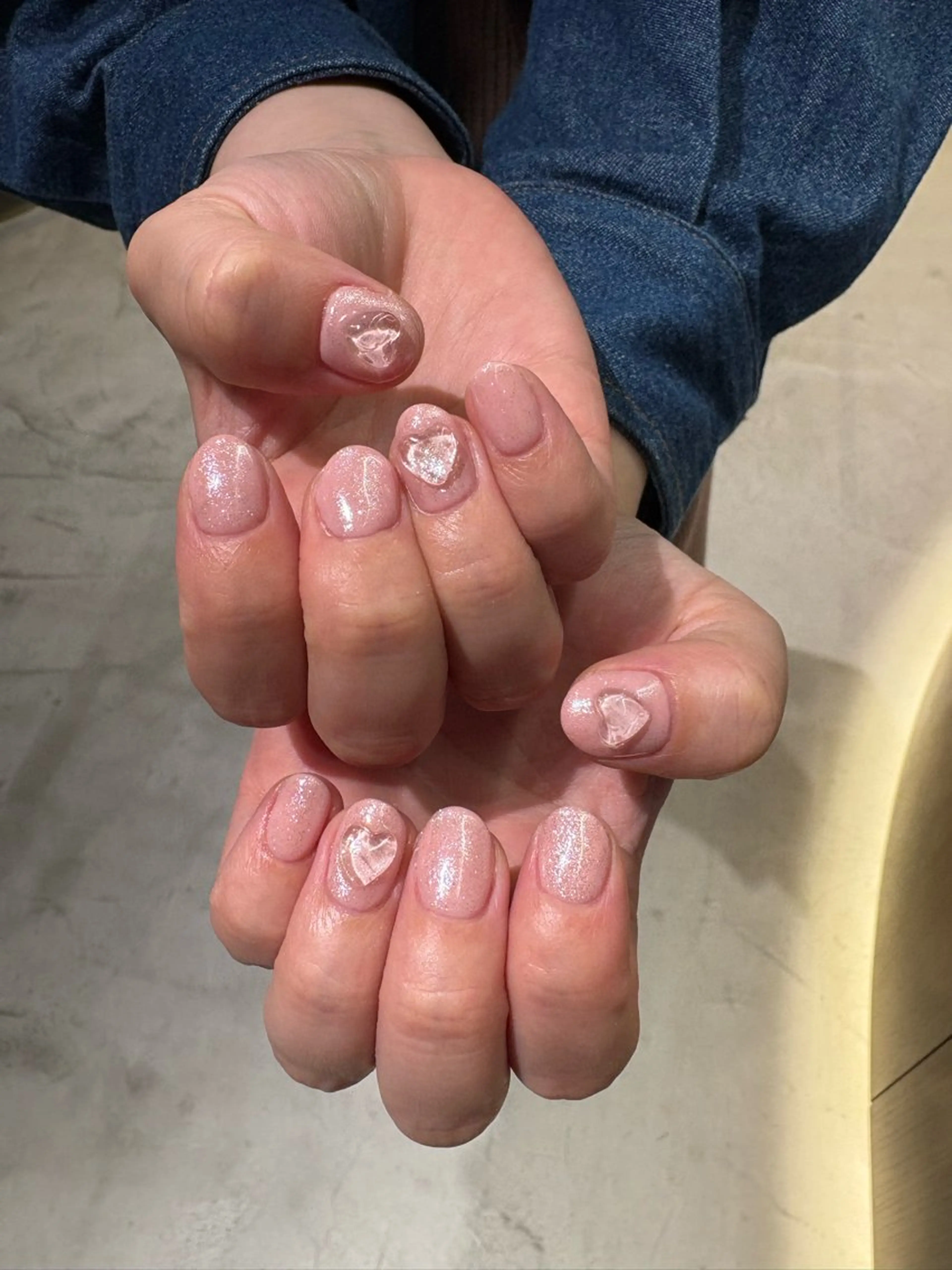 ネイル アートネイル シンプルネイル Miura.H 🦋🫧のネイルデザイン