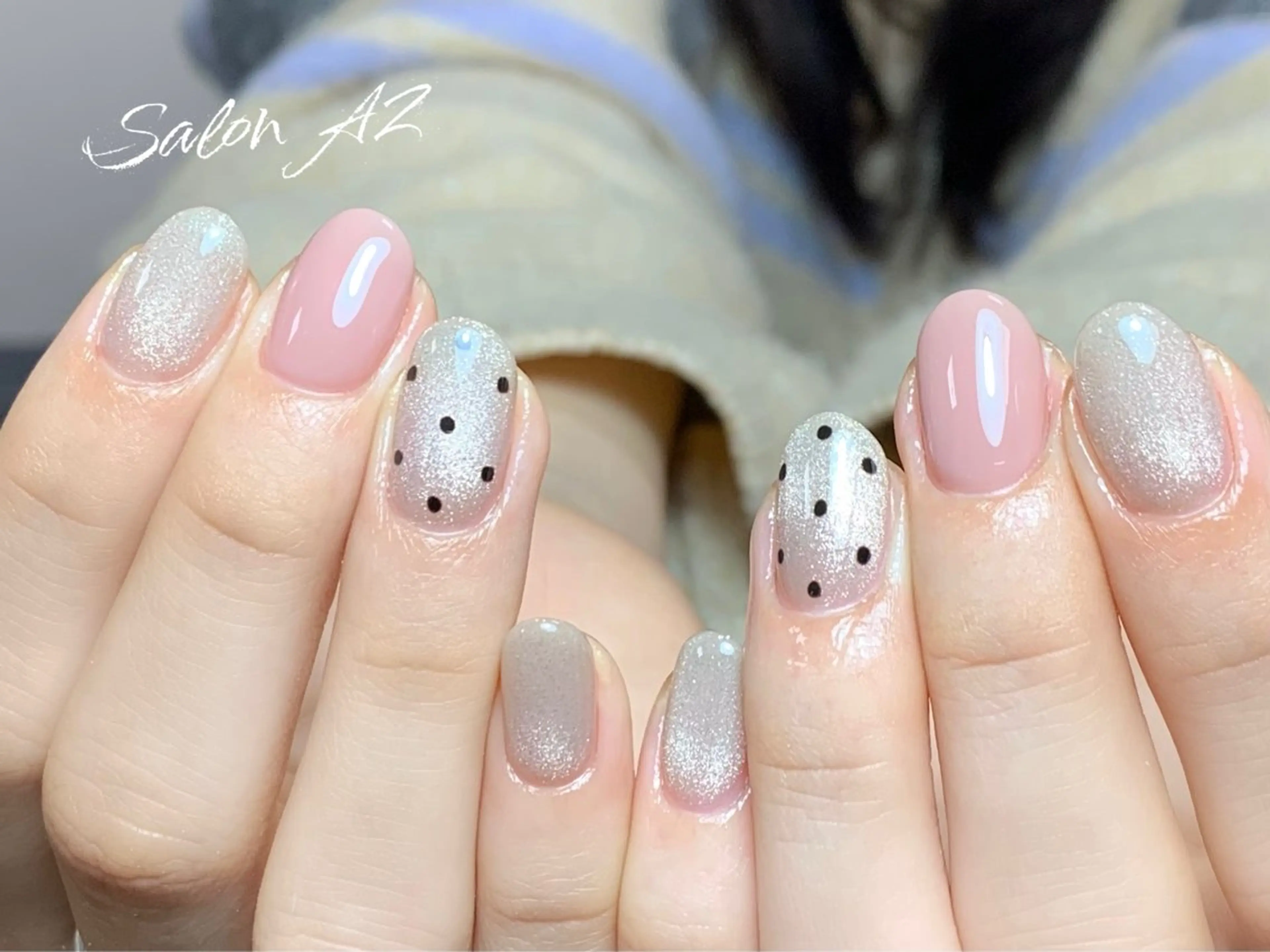 ネイル アートネイル フットネイル フレンチネイル マグネットネイル 持ち込み ハンドネイル salon AZのネイルデザイン