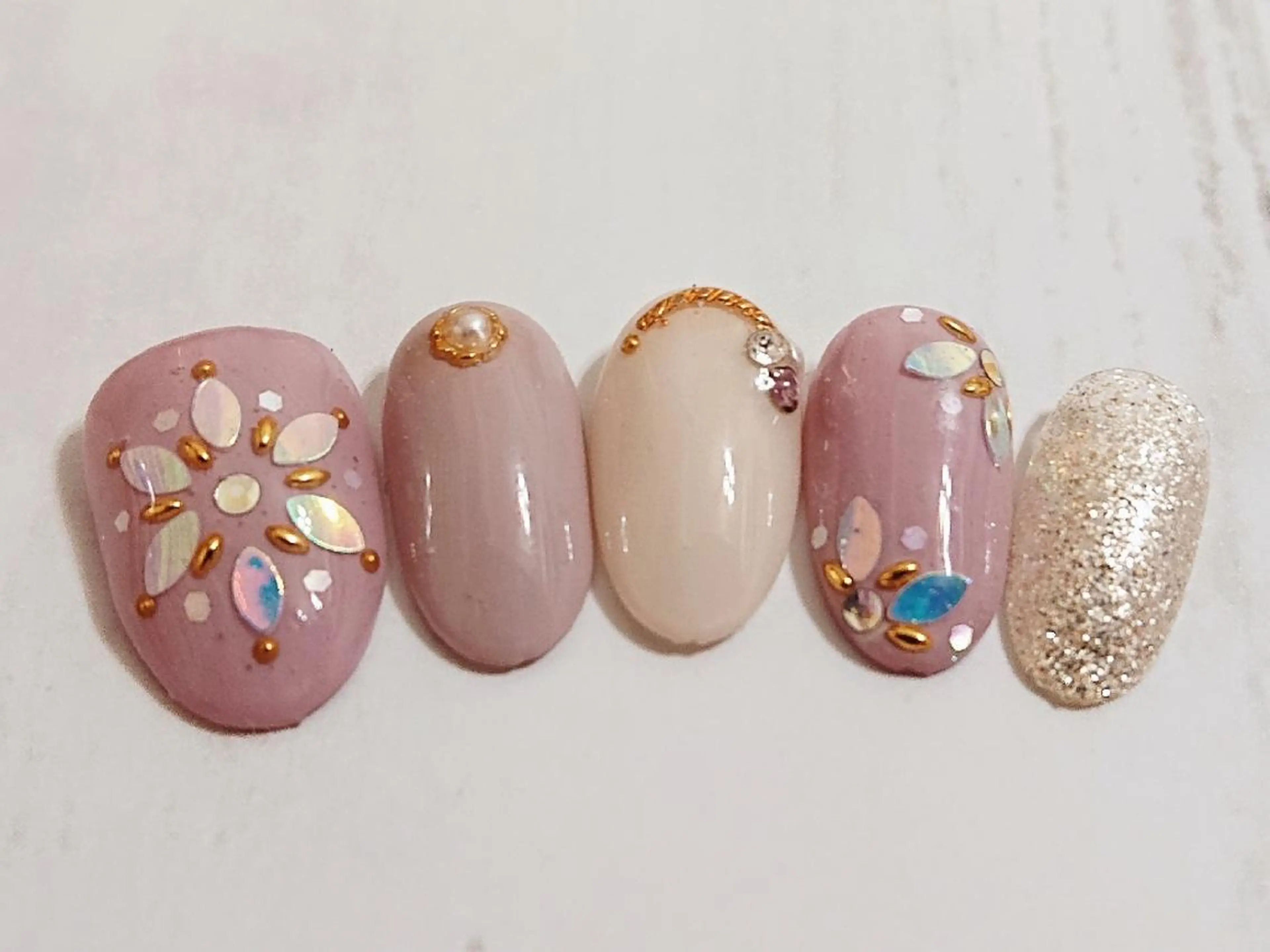 ネイル オーロラネイル あんきち    のネイルデザイン