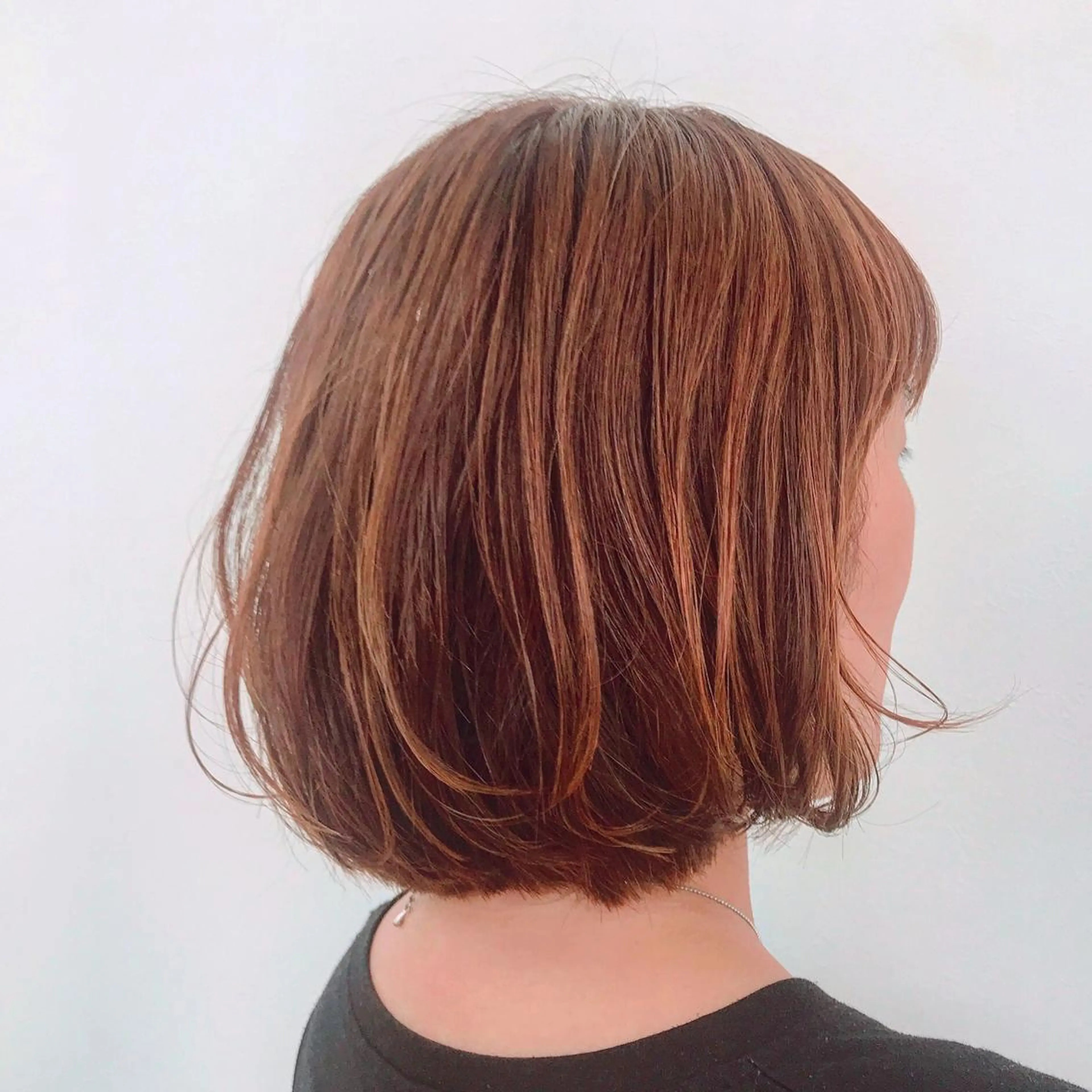ミディアム カラー ハイライトカラー ハイライト カット ヘアカラー HBLディプロマ所有 AZUSAのヘアスタイル