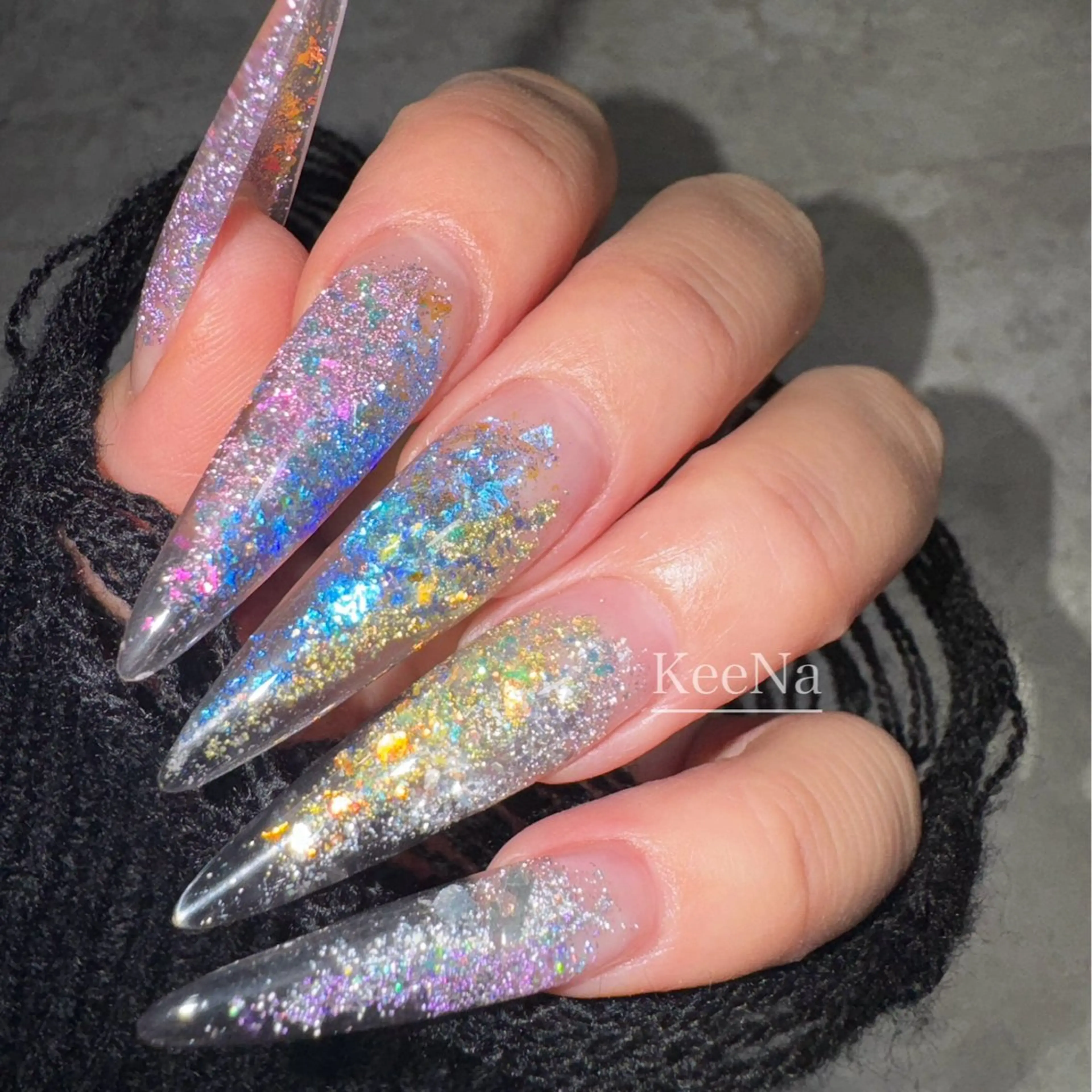 ネイル フラッシュネイル スカルプネイル KeeNa キーナのネイルデザイン