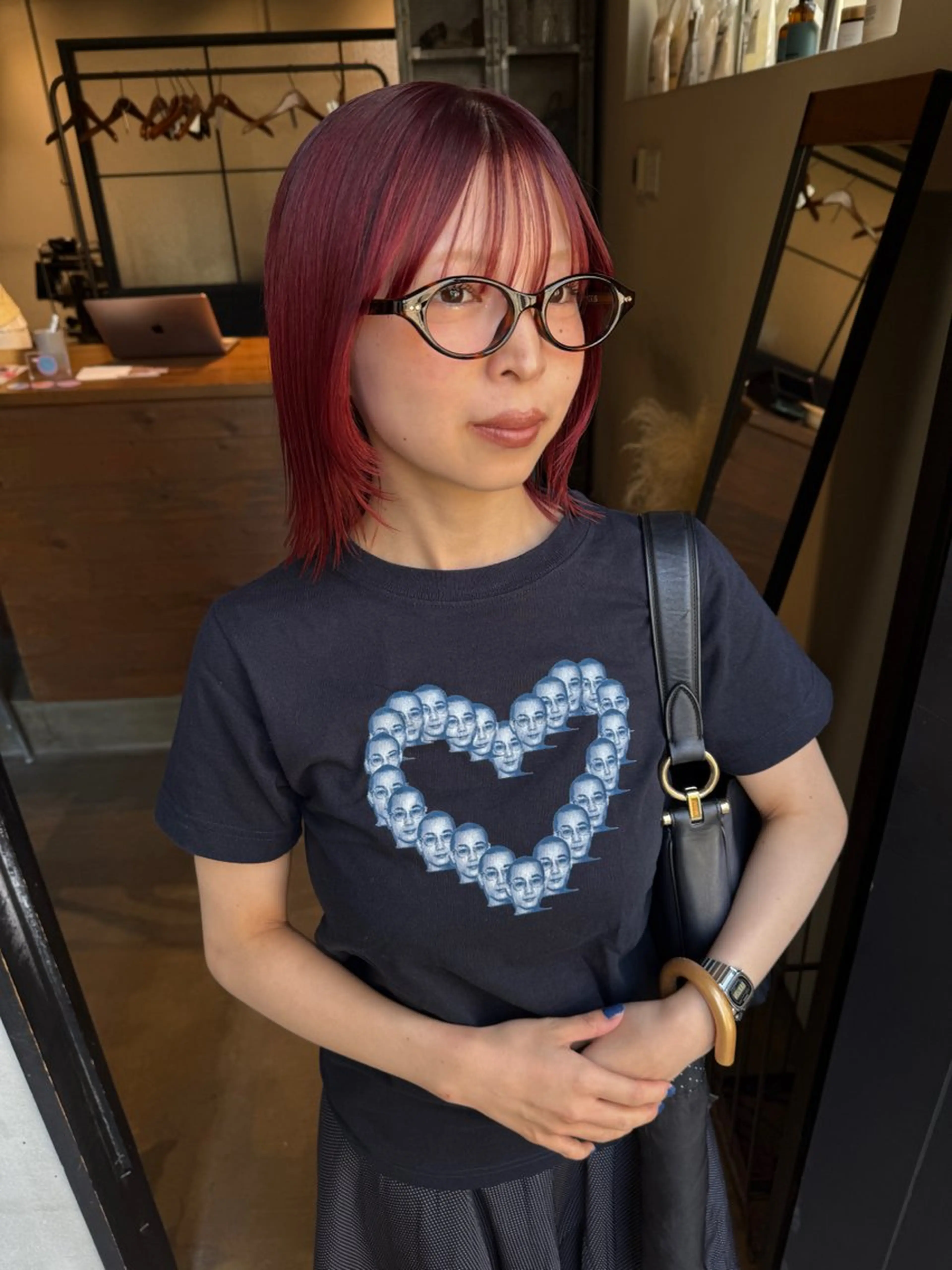 ミディアム カラー ヘアカラー トリートメント fubuki🪷 似合わせカットカラーのヘアスタイル