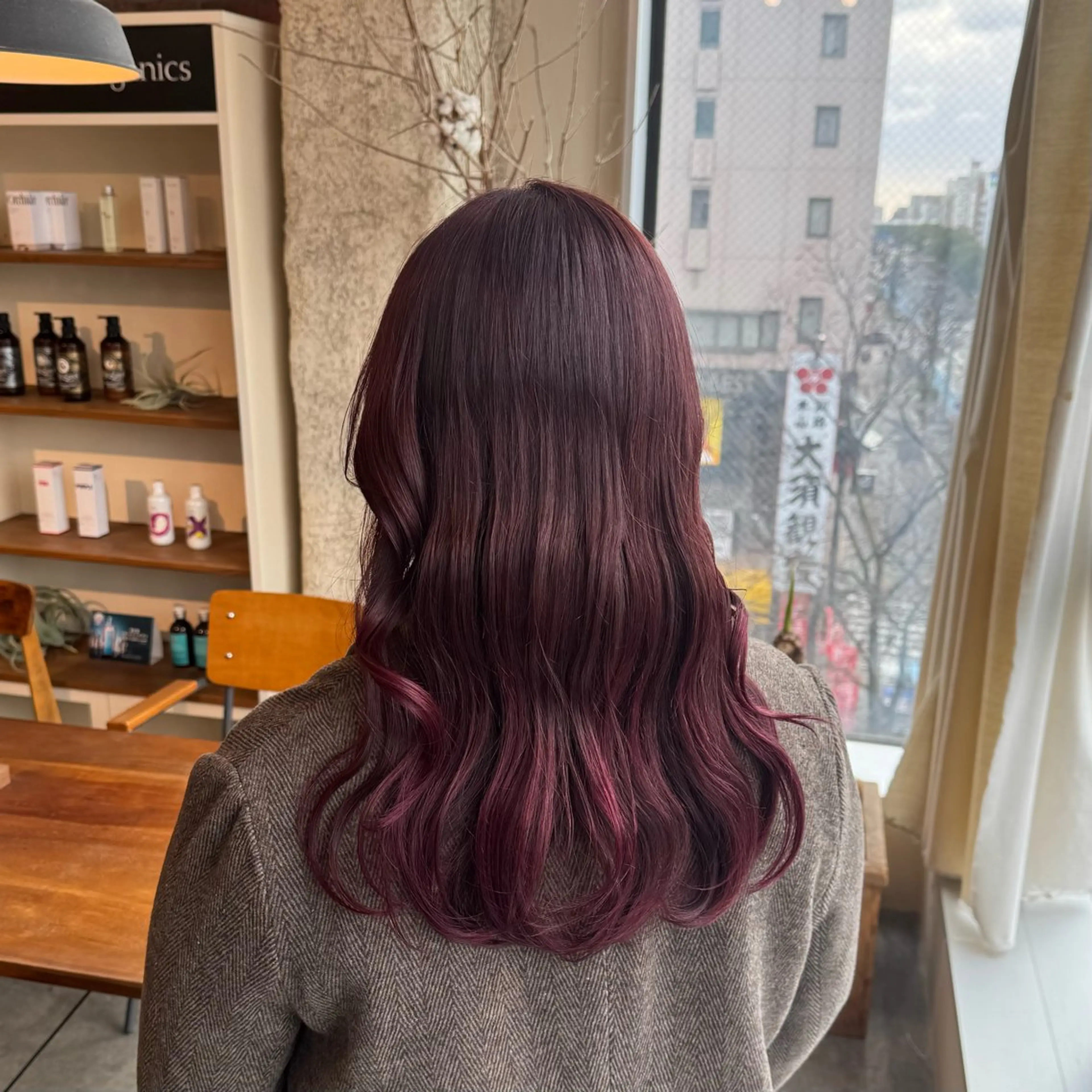 セミロング カラー ヘアカラー トリートメント theBRIDGE/ 神谷ゆうなのヘアスタイル