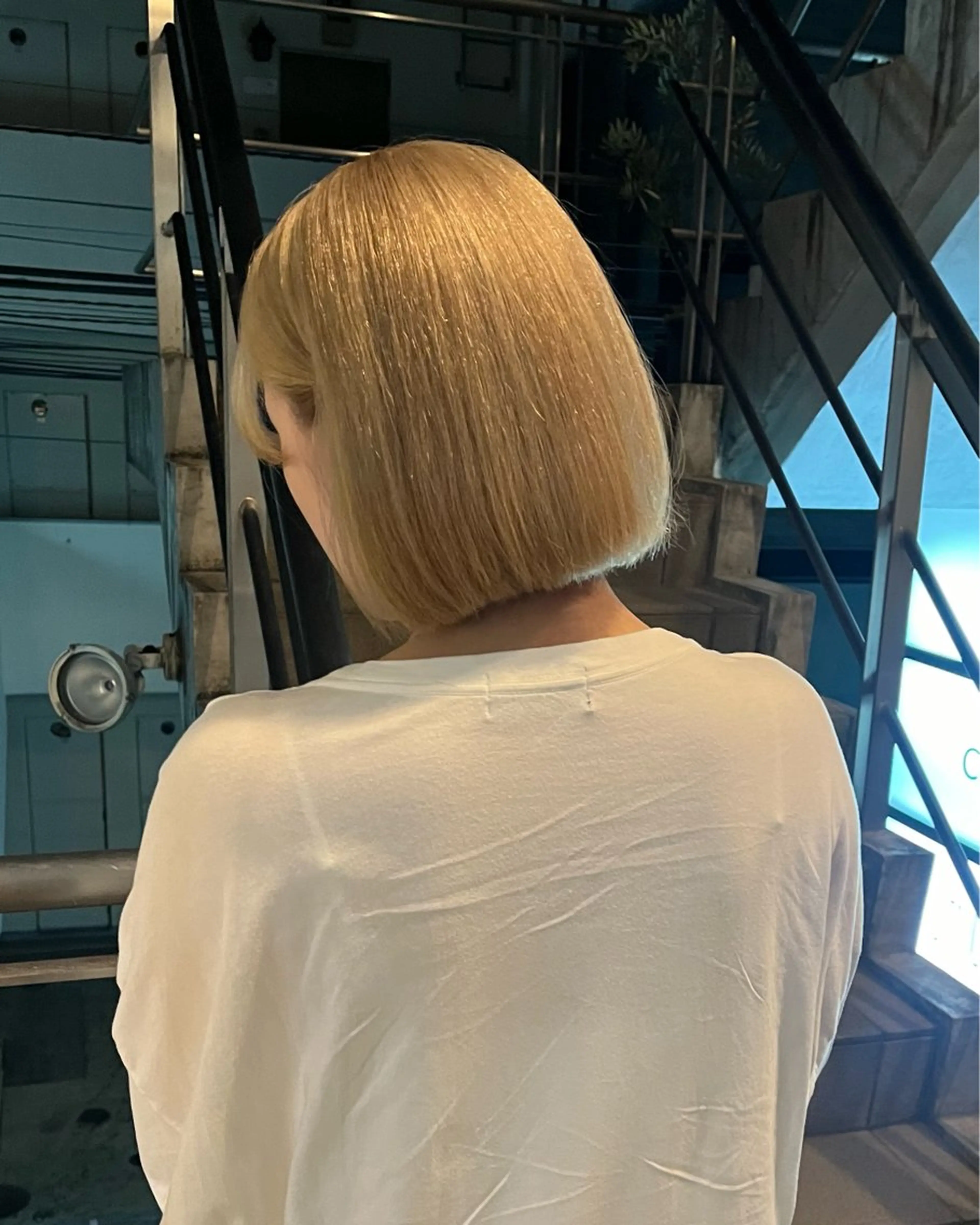 カラー ブリーチ ケアブリーチ côte所属・🫧 りょうた 🫧 ショート特化/表参道のヘアスタイル