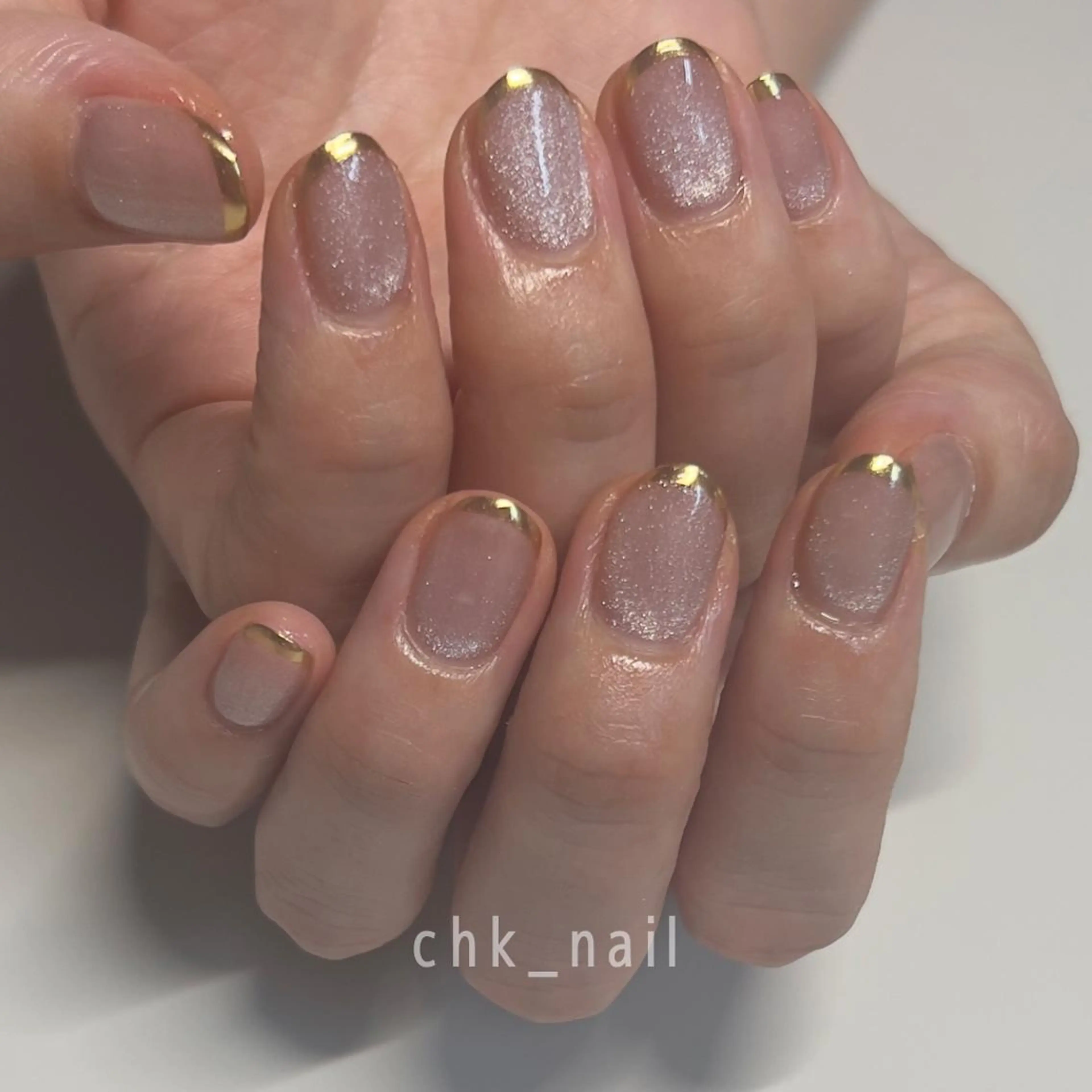 ネイル フレンチネイル マグネットネイル ミラーネイル takahashi chikaのネイルデザイン