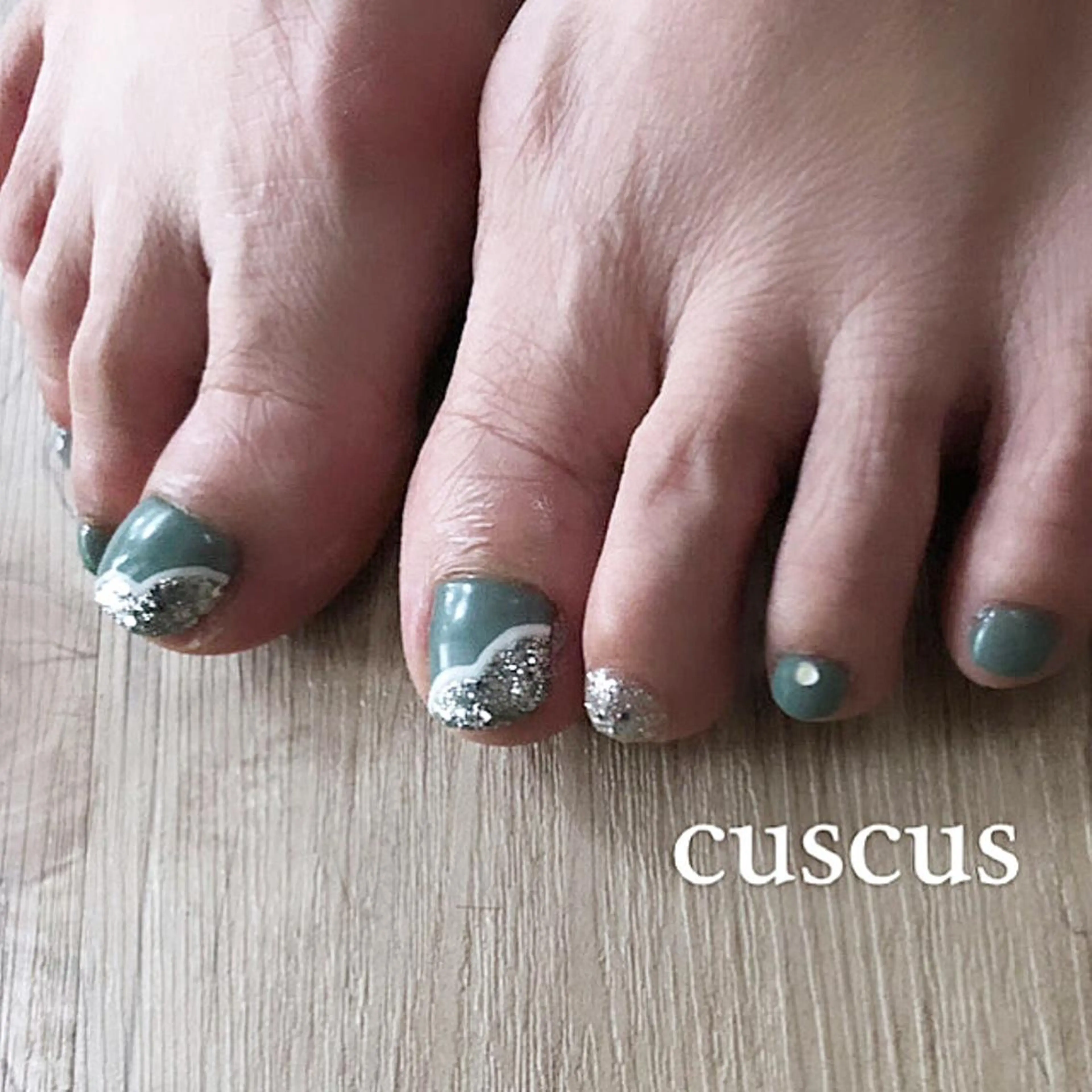 ネイル フットネイル ＣＵＳＣＵＳ …ｔ.akiのネイルデザイン