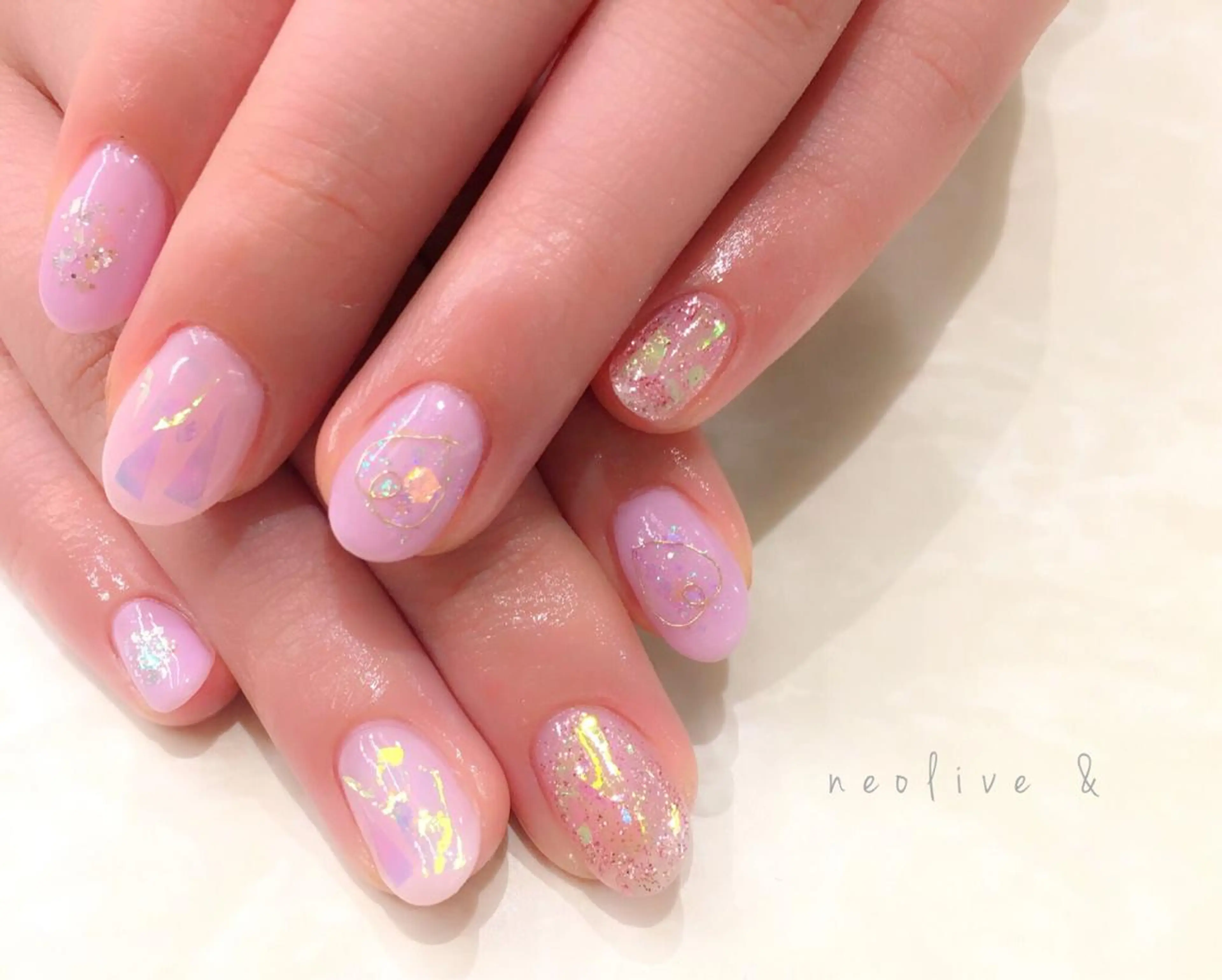 ネイル マツエク・マツパ キラキラネイル ニュアンスネイル Yuriko Omi パラジェル/渋谷のネイルデザイン