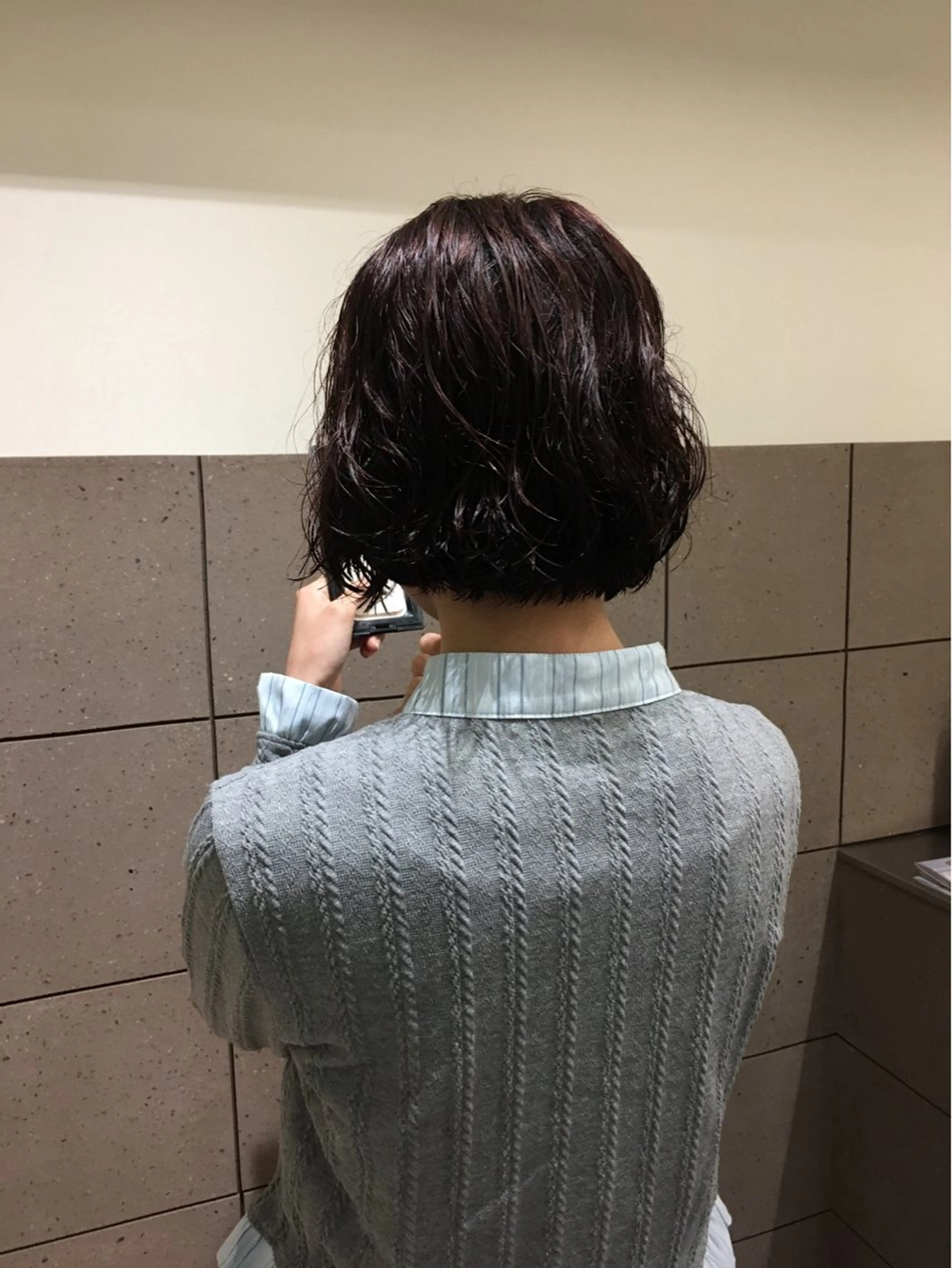 ミディアム カット パーマ natsuki /HUIのヘアスタイル