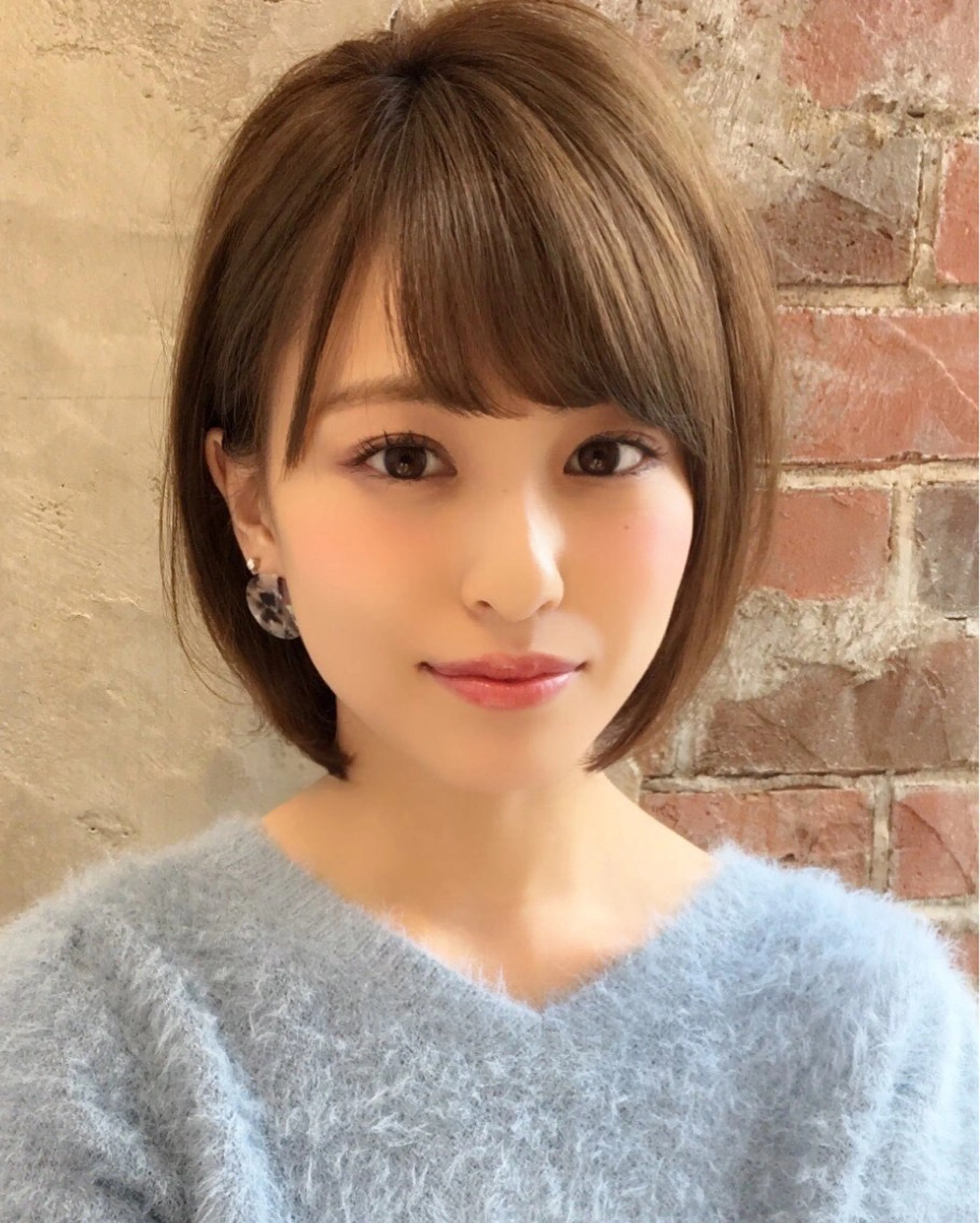 ショート カラー カット ヘアカラー トリートメント 💍新宿ショート 💍岩田莉奈のヘアスタイル