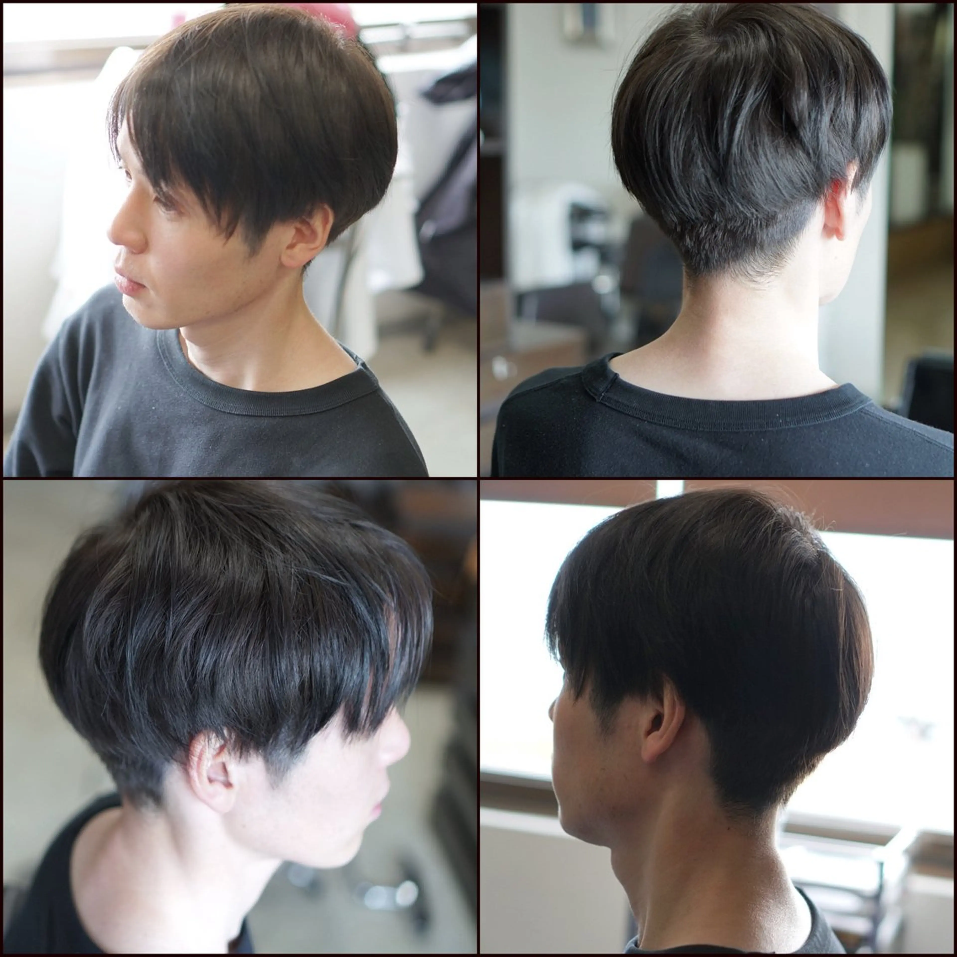 ショート カラー メンズ 中島 剛のヘアスタイル