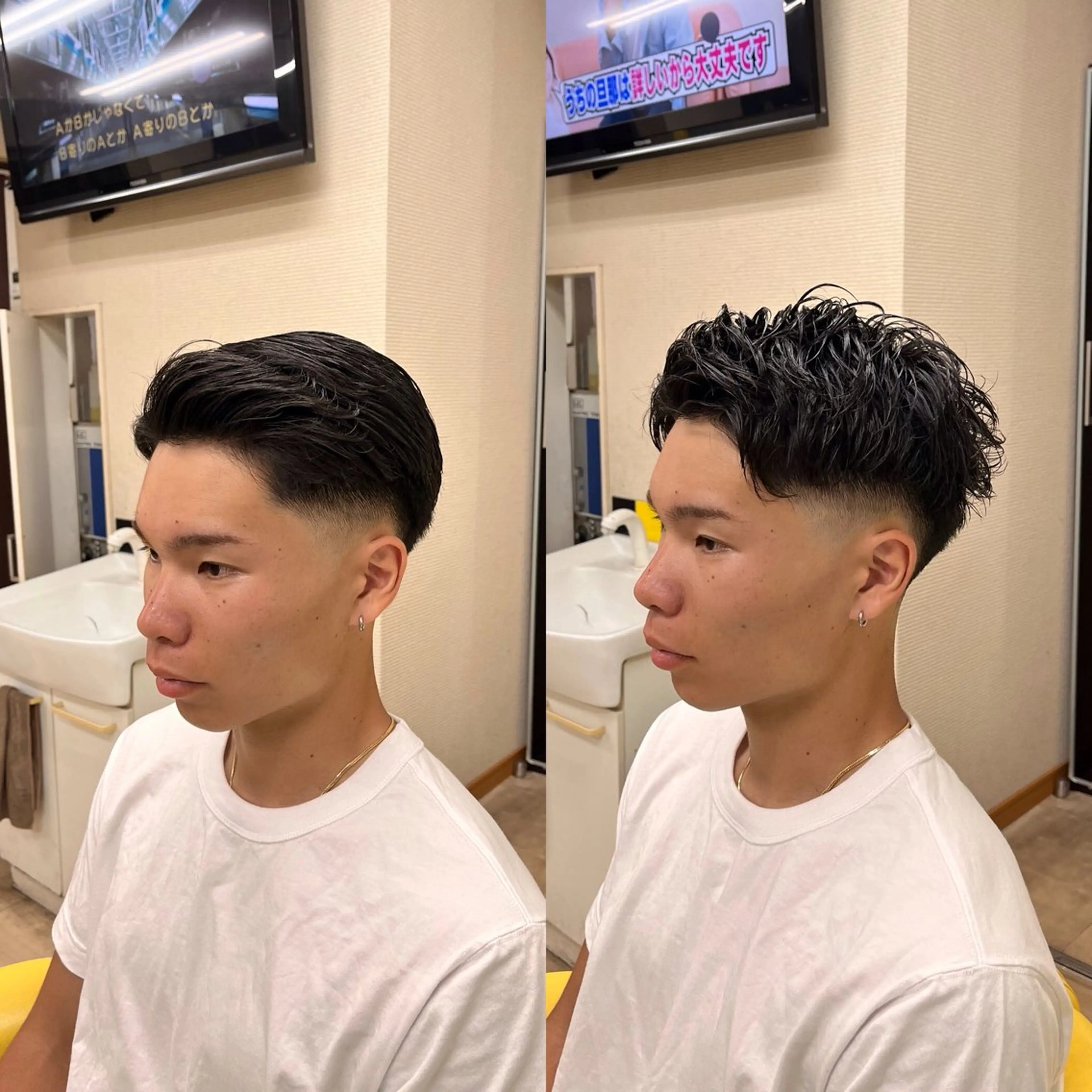 ショート ヘア ブンブンのヘアスタイル