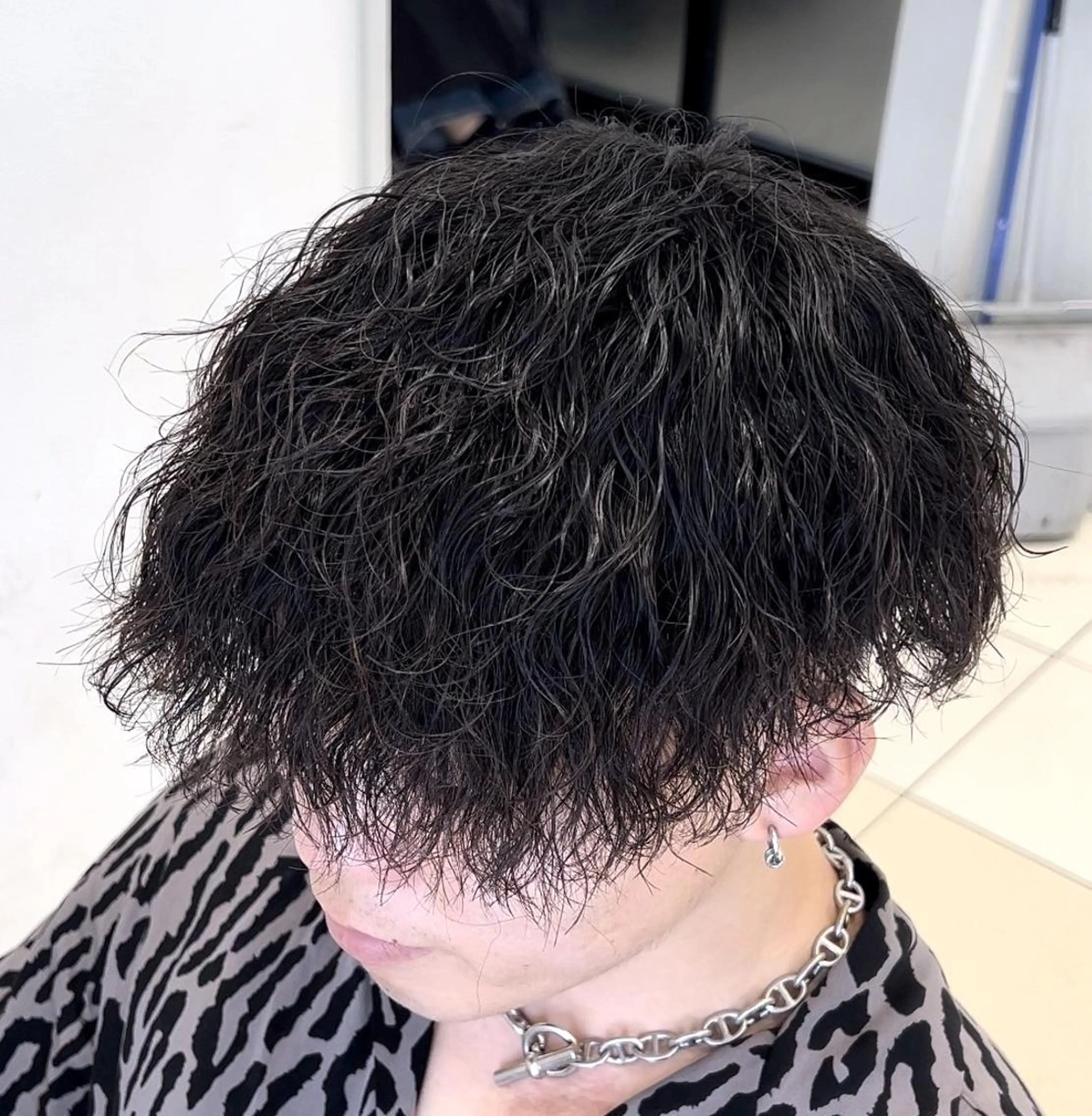 パーマ メンズ メンズパーマ ツイストスパイラルパーマ スパイラルパーマ カット パーマ メンズ特化/勝田駅/ 佐和駅/鈴木輝瑠/のヘアスタイル