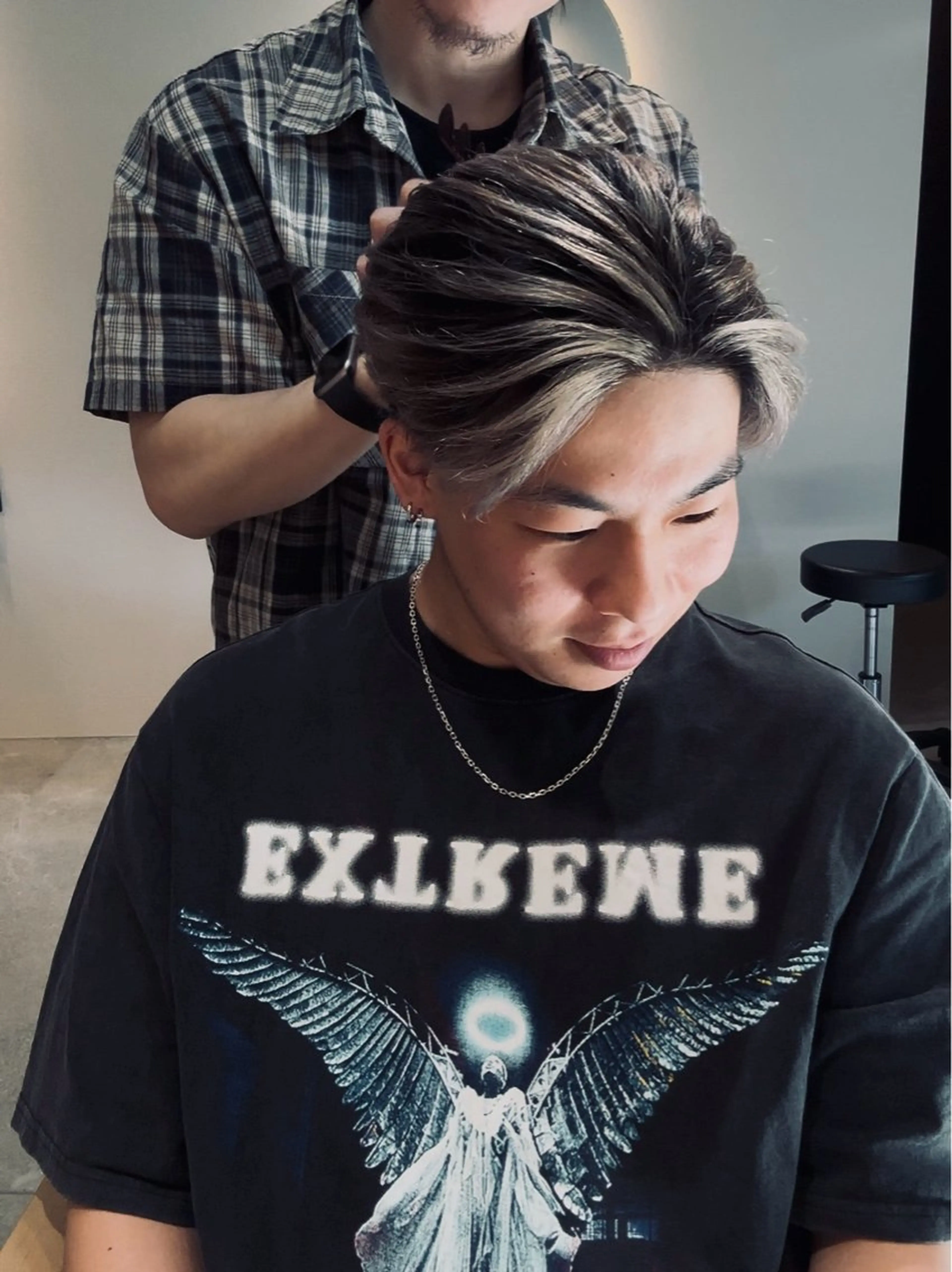 メンズ メンズバレイヤージュ メンズブリーチ CAMUE代表 Masaのヘアスタイル