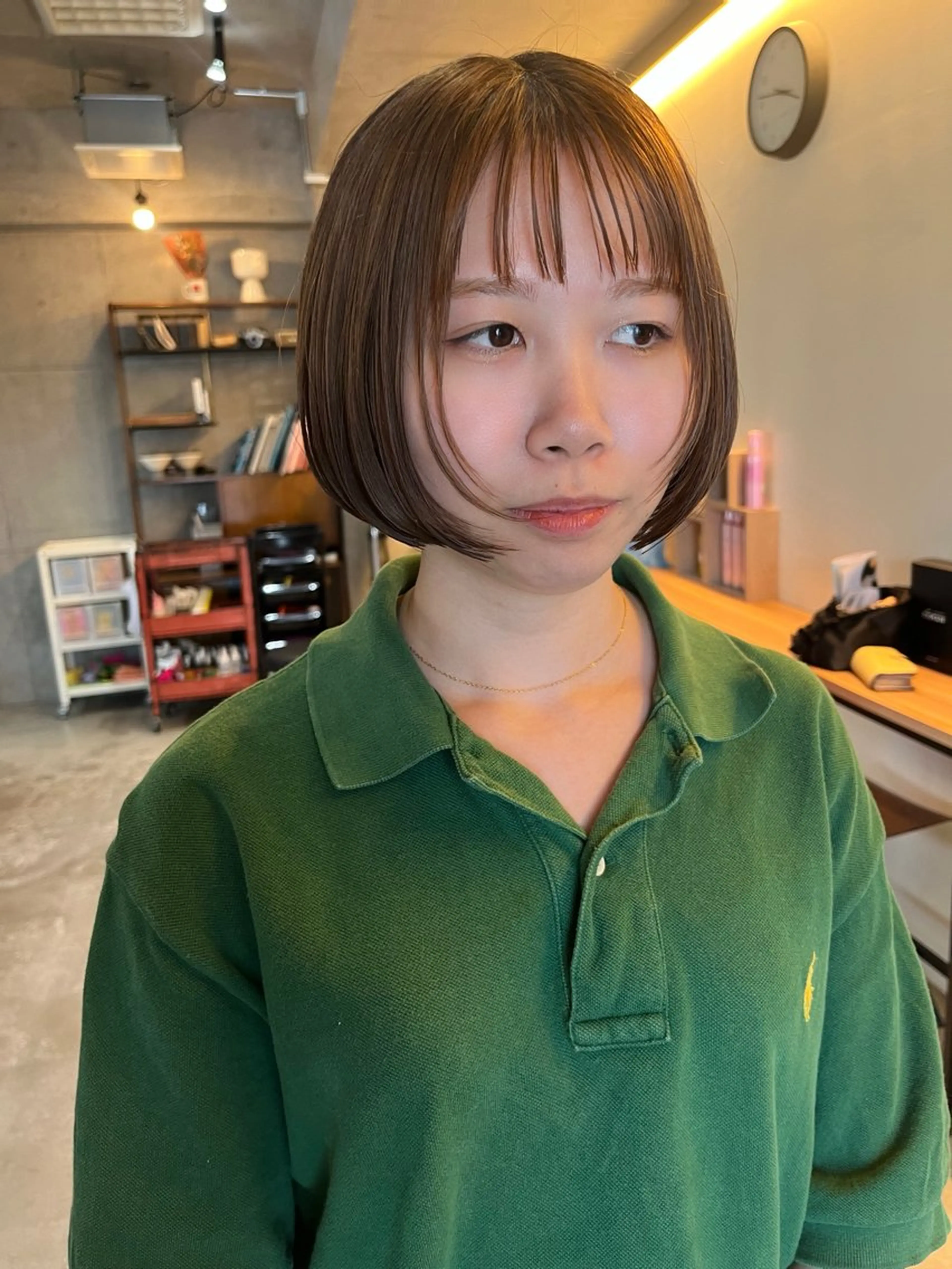ショート ショートボブ ボブ ショートヘア レイヤーカット\ウル フ　chinatsuのヘアスタイル