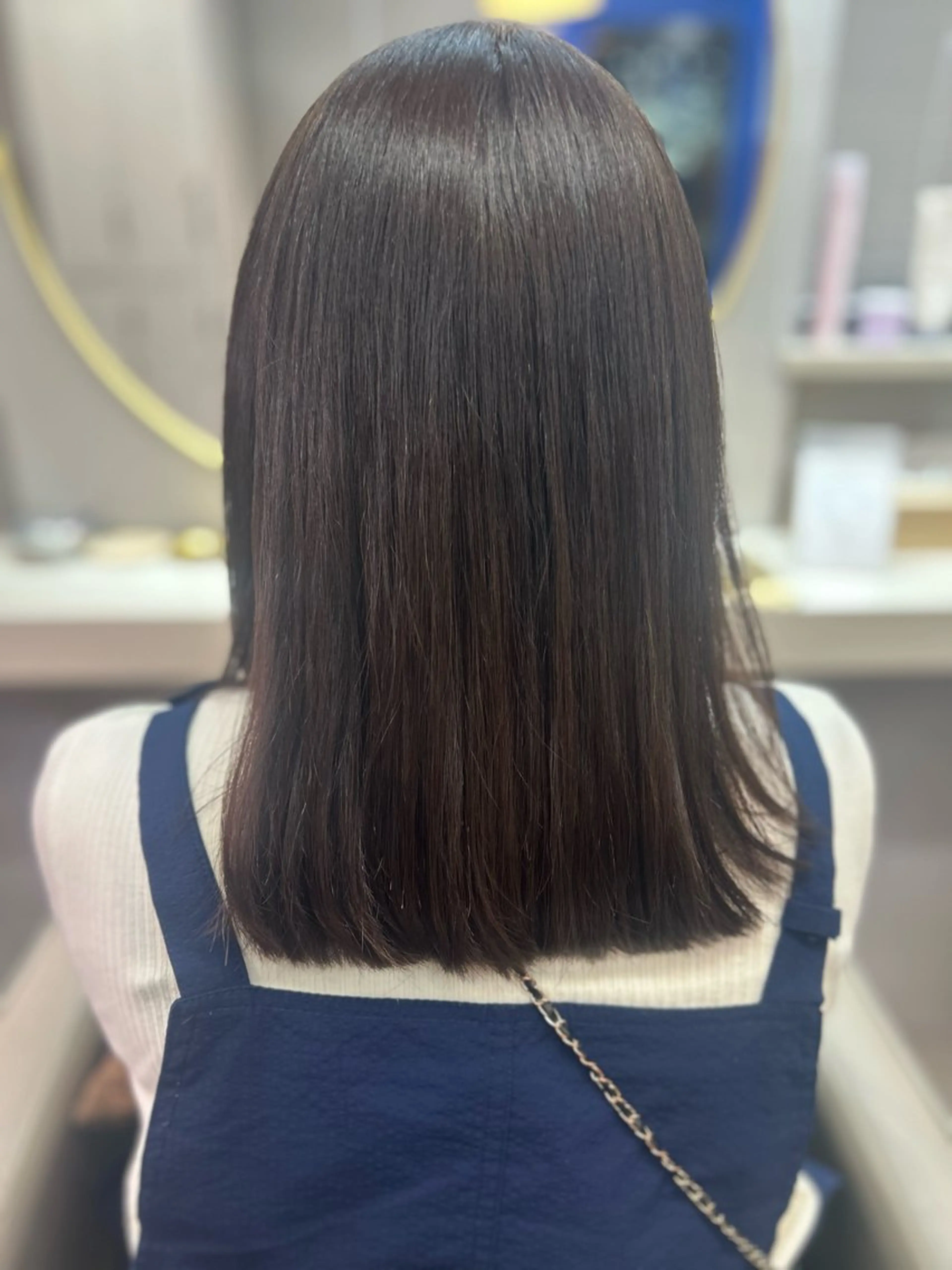 セミロング カット ヘアカラー 池田 太一のヘアスタイル