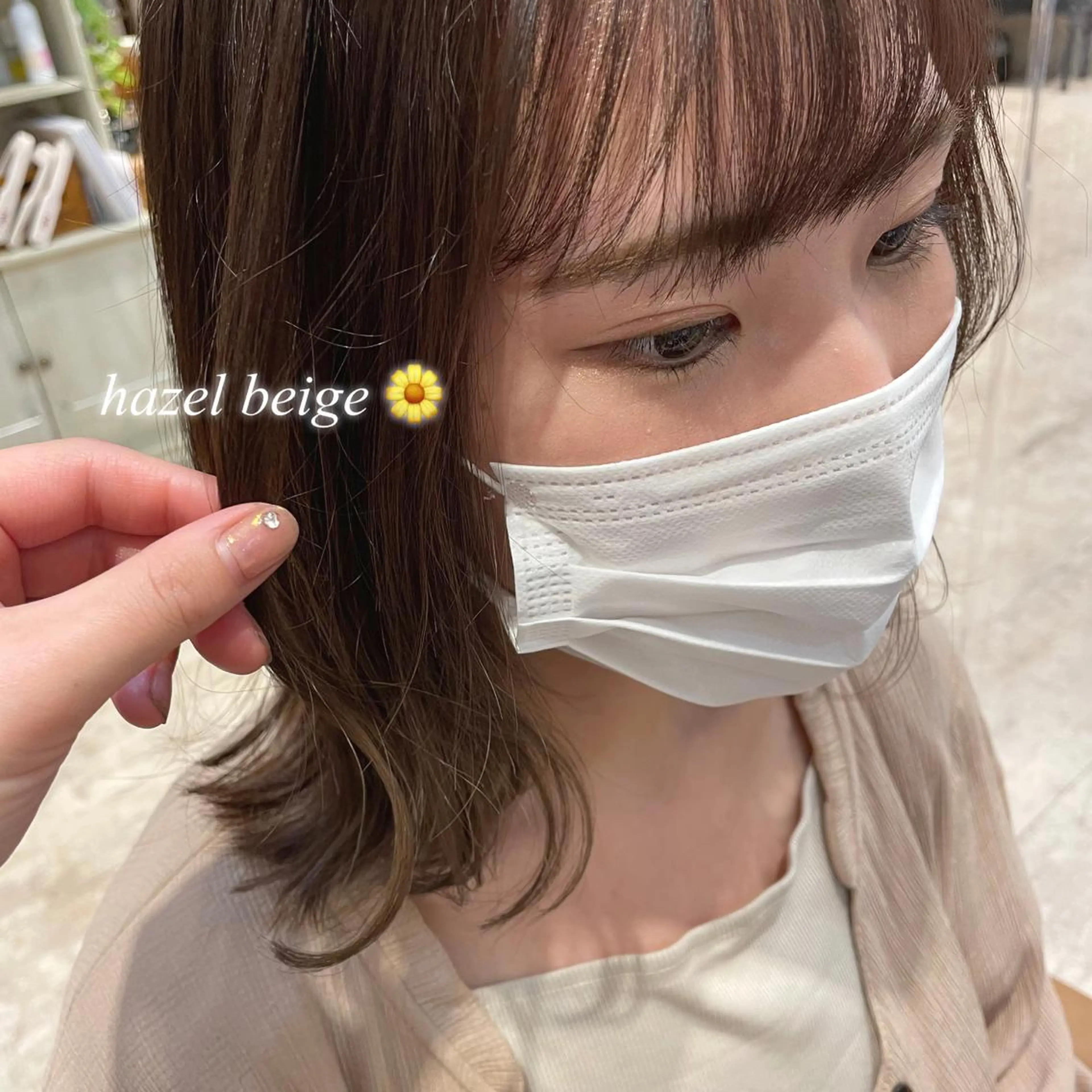 ミディアム 𝙢𝙞𝙮𝙪🎀 girly hairのヘアスタイル