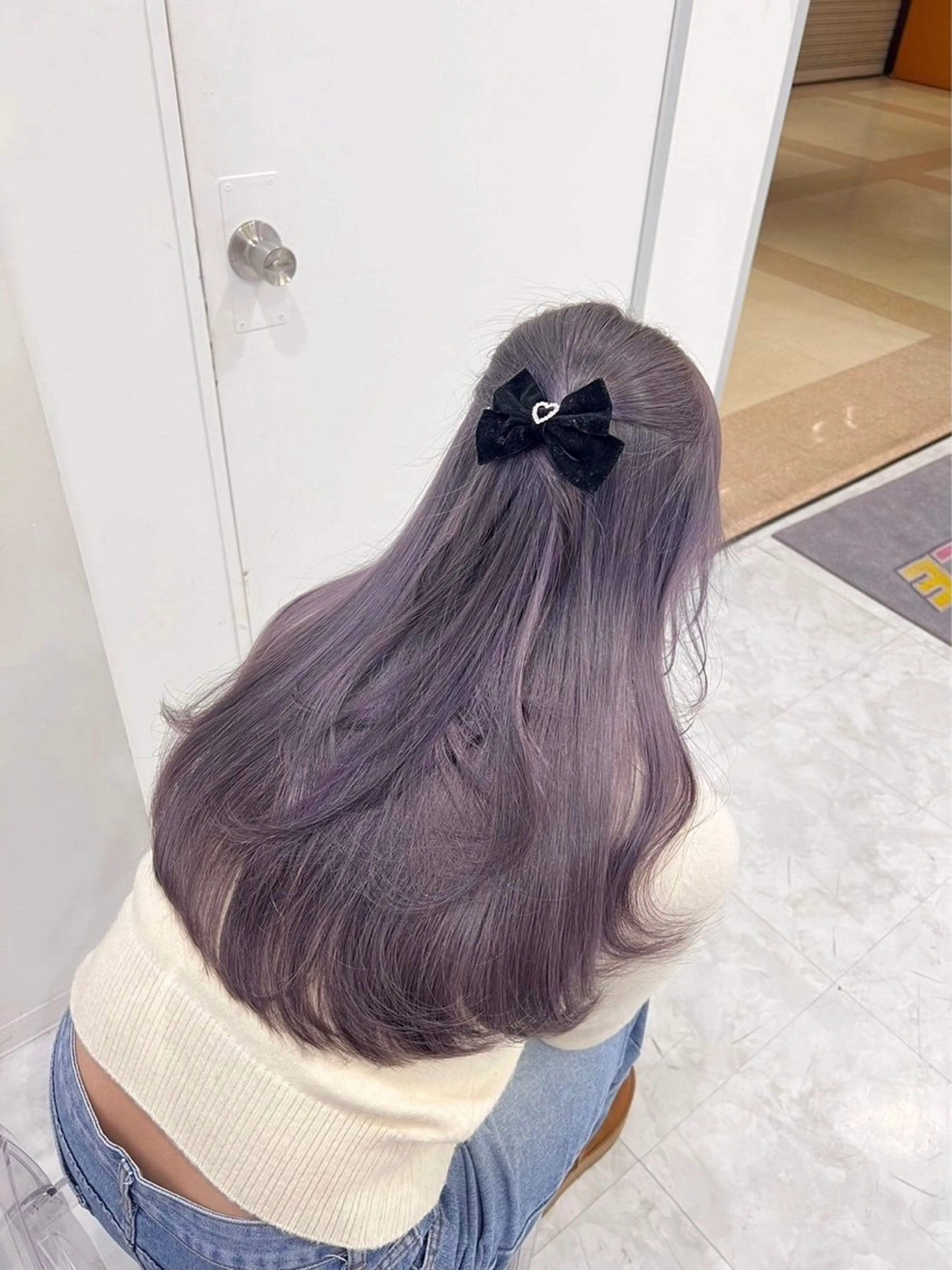 【🩷透明感最強🩷】トリプルカラー🫧ブリーチ2回＋カラーで叶える✨やわらかハイトーンで垢抜け🕯の写真