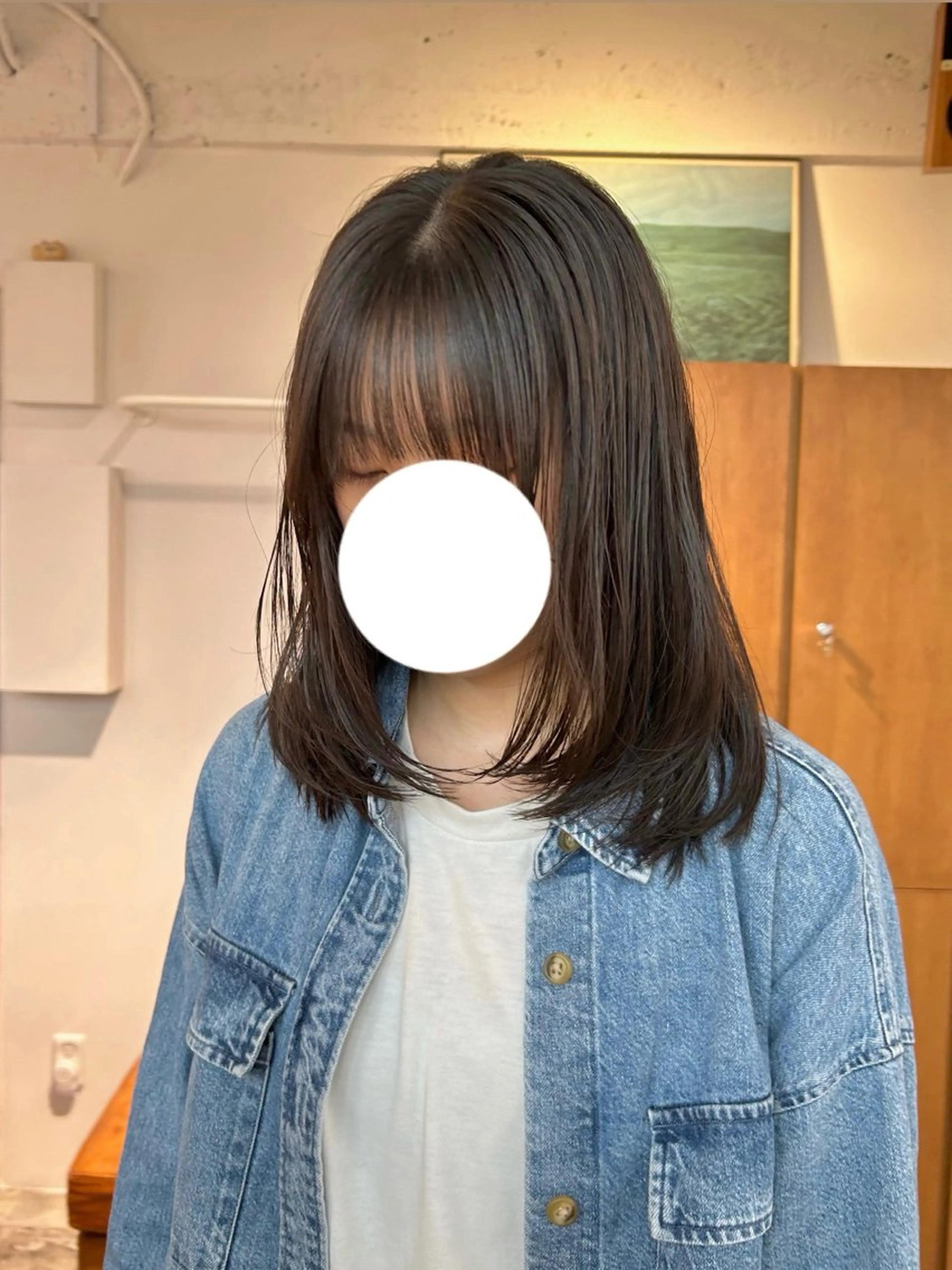 ミディアム 綾/ベージュカラー /パーマ🩰のヘアスタイル