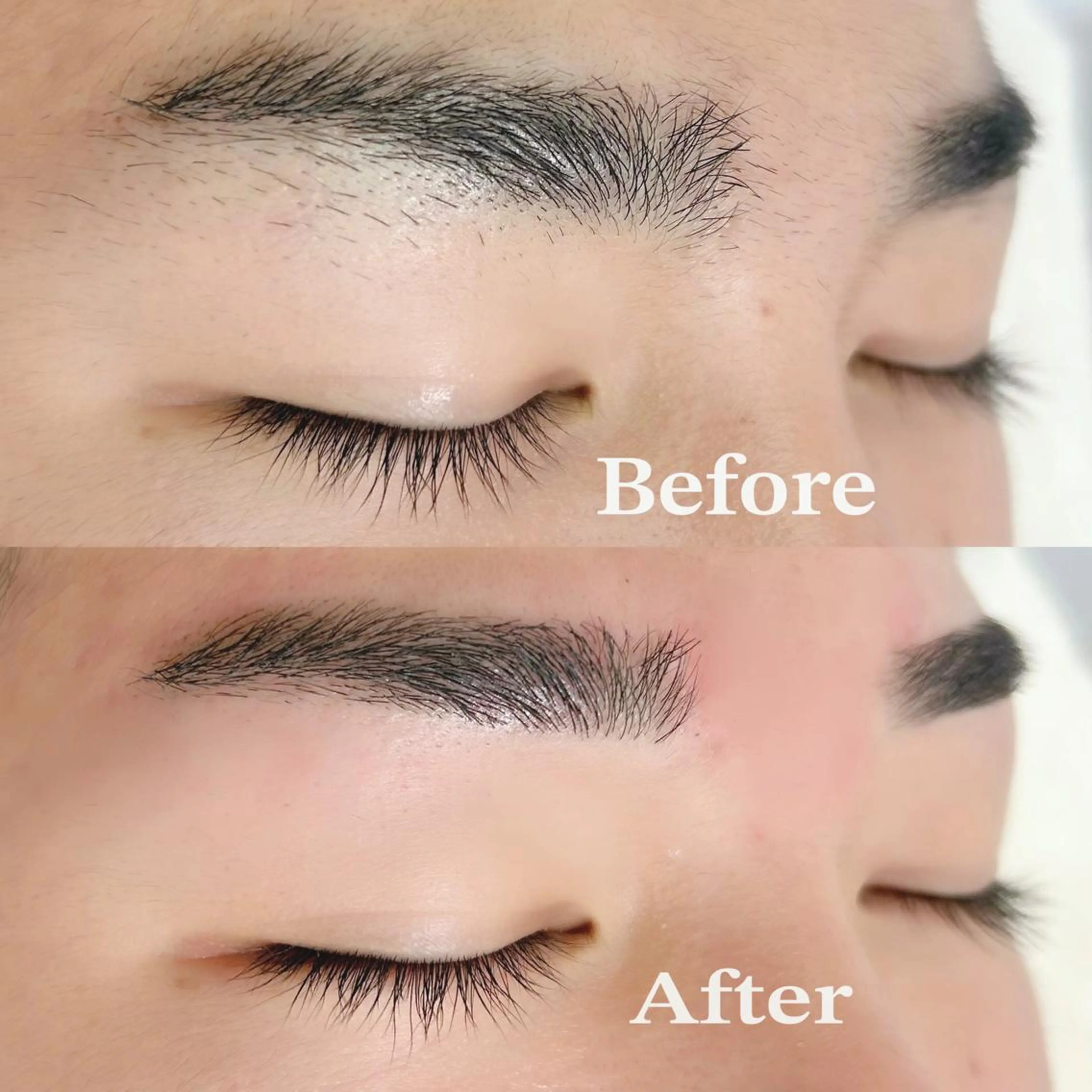 メンズ アイブロウ 眉毛ワックス脱毛 ワックス脱毛 GALN 🎀 yumi パリエクのマツエク・マツパデザイン