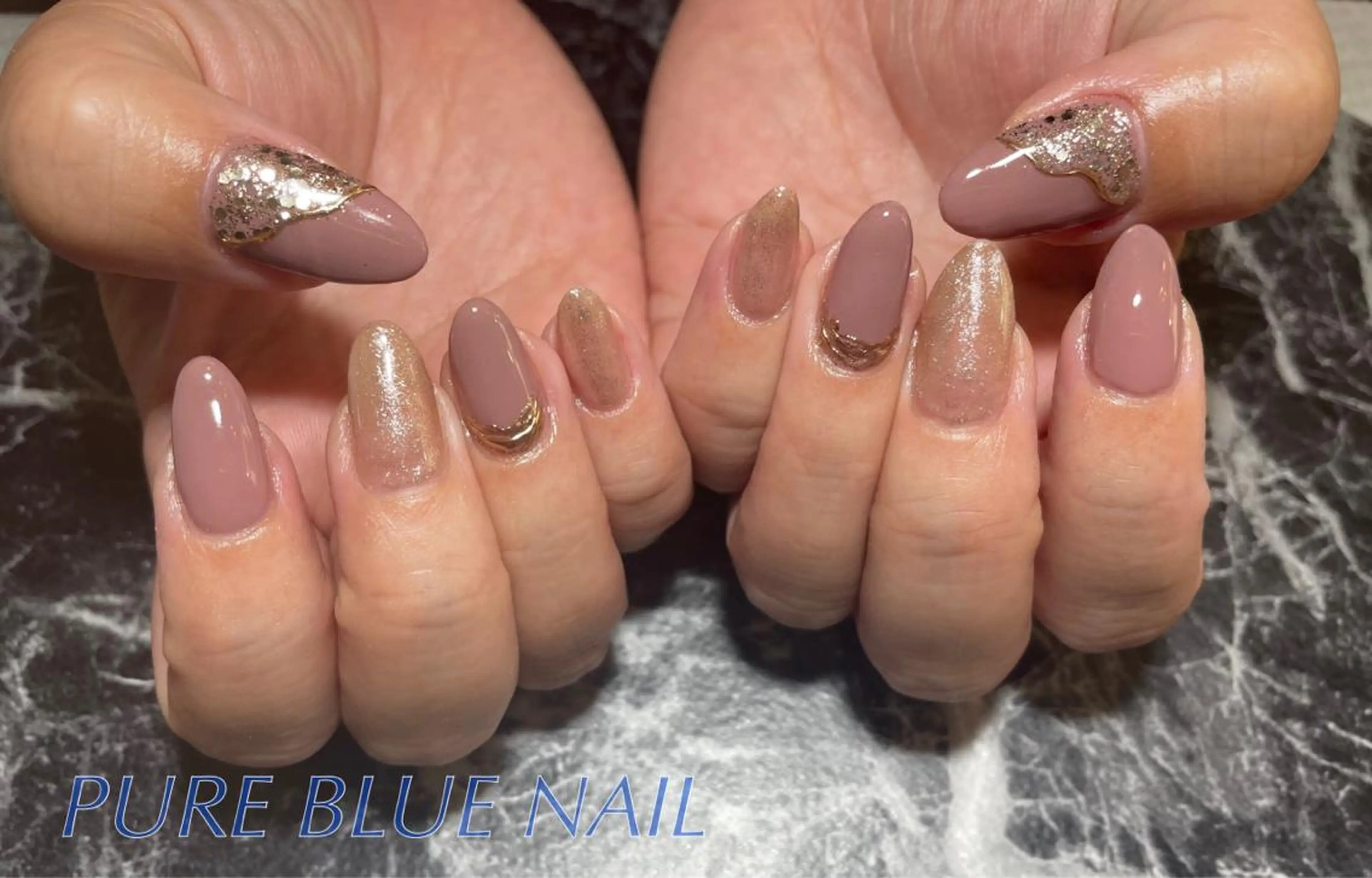 ネイル PURE BLUE NAILのネイルデザイン