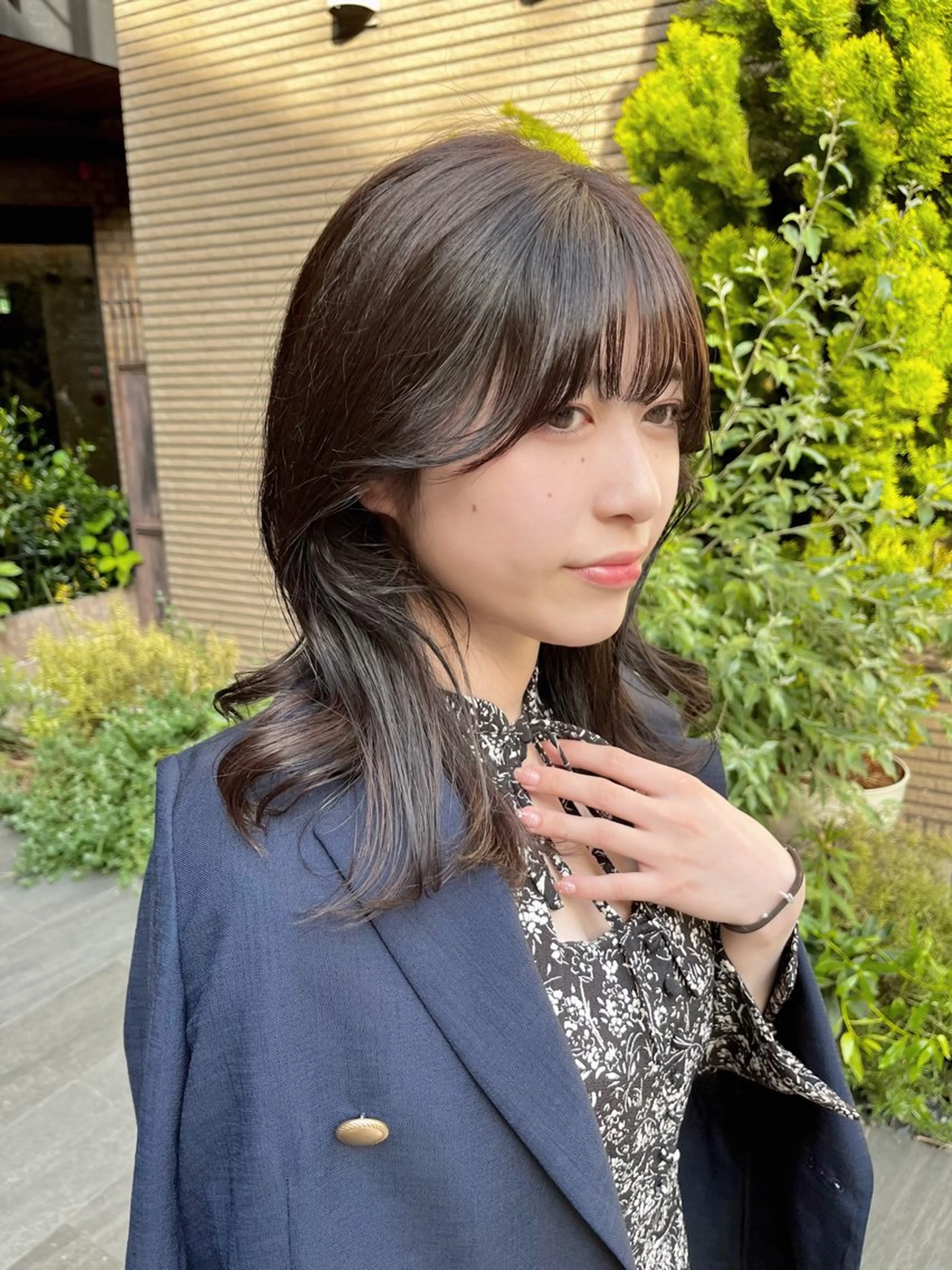 ミディアム 韓国風ヘア レイヤーカット GIEN 末吉 海斗のヘアスタイル