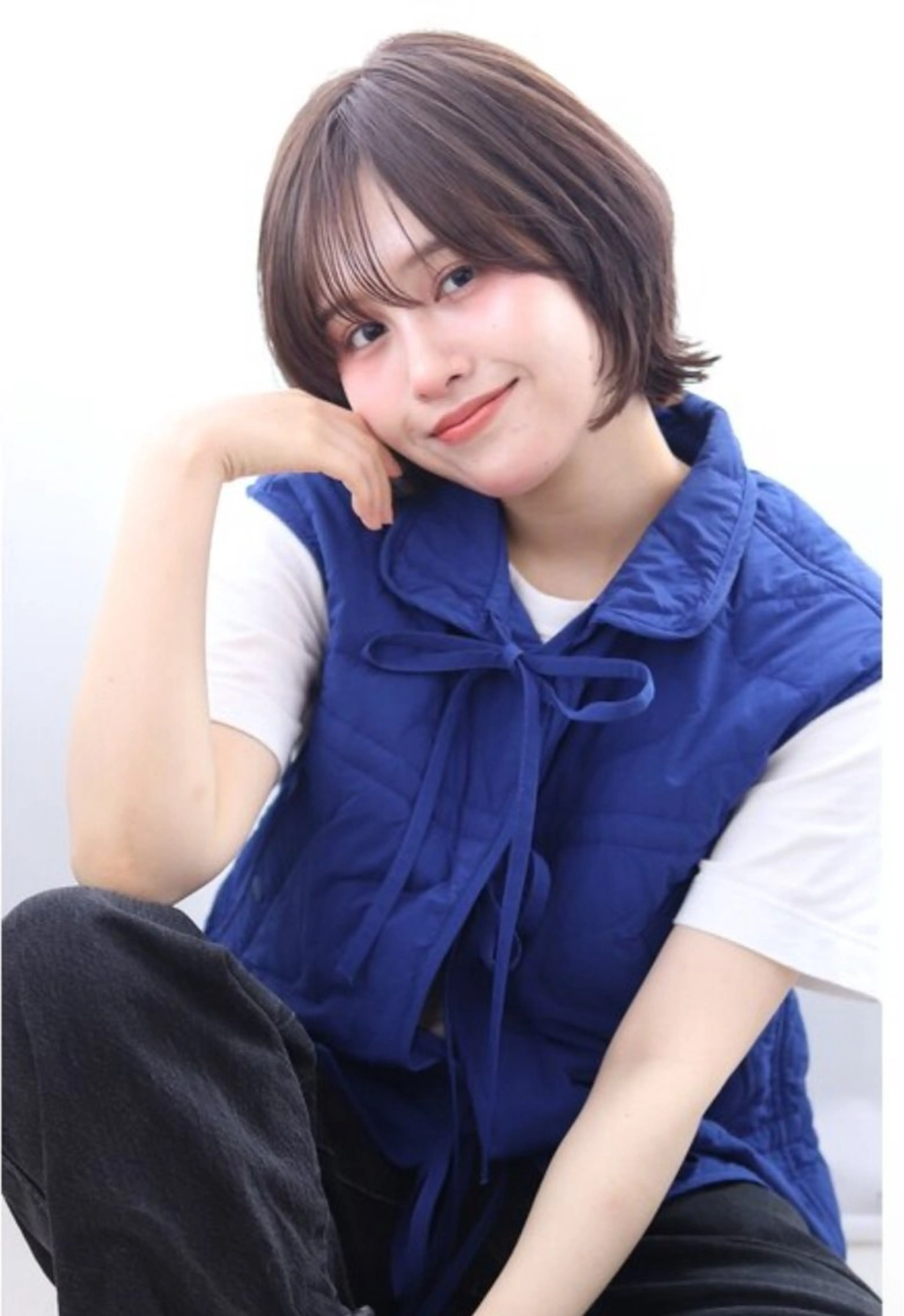 ショート カット ヘアカラー トリートメント 🌸水澤衣織 🌸のヘアスタイル