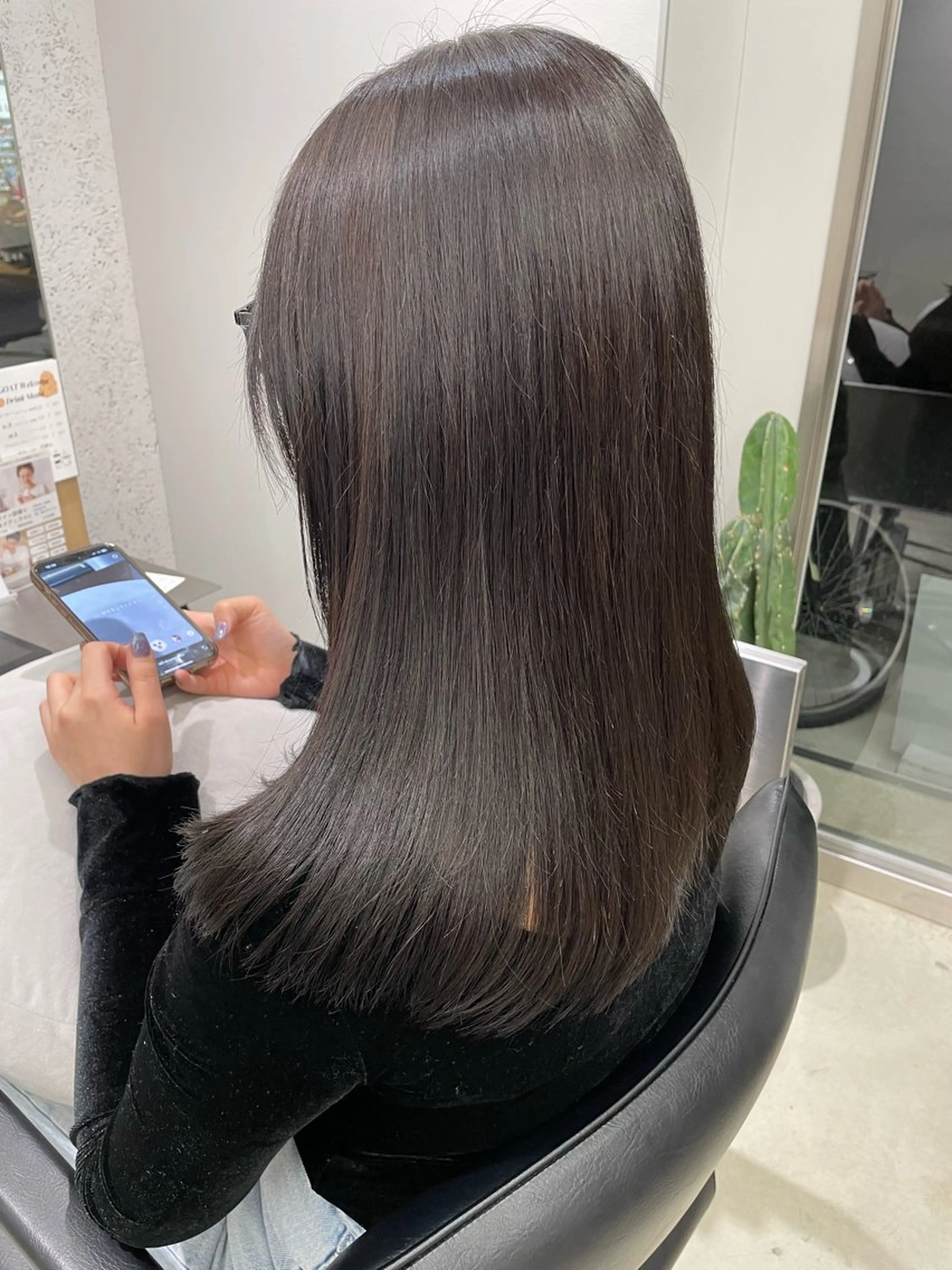 セミロング パーマ カット 縮毛矯正 トリートメント 髪質改善/茅ヶ崎 マツモト リョウのヘアスタイル