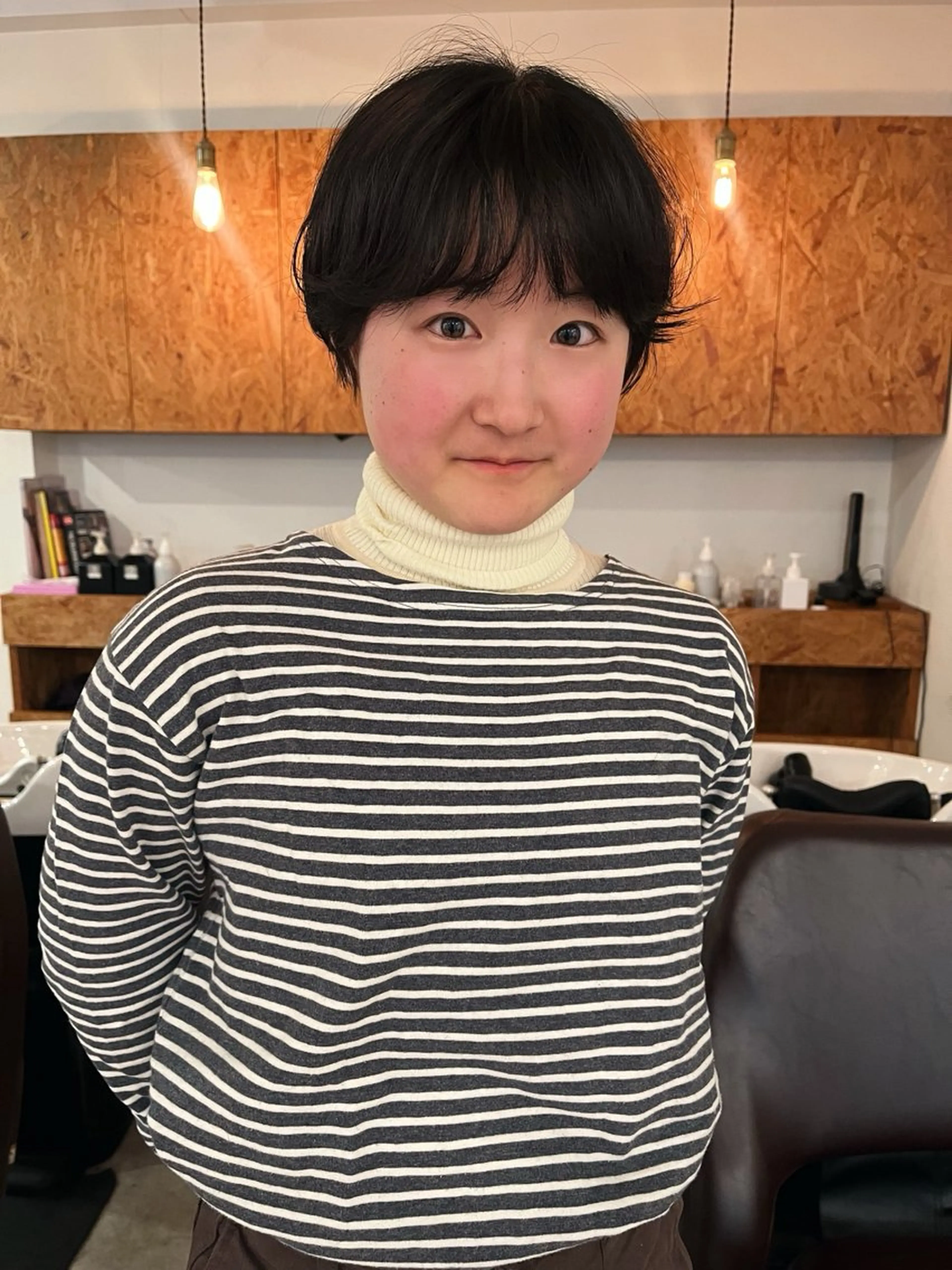 ショート カット 暖色/パーマ 🌼クニトウメイのヘアスタイル