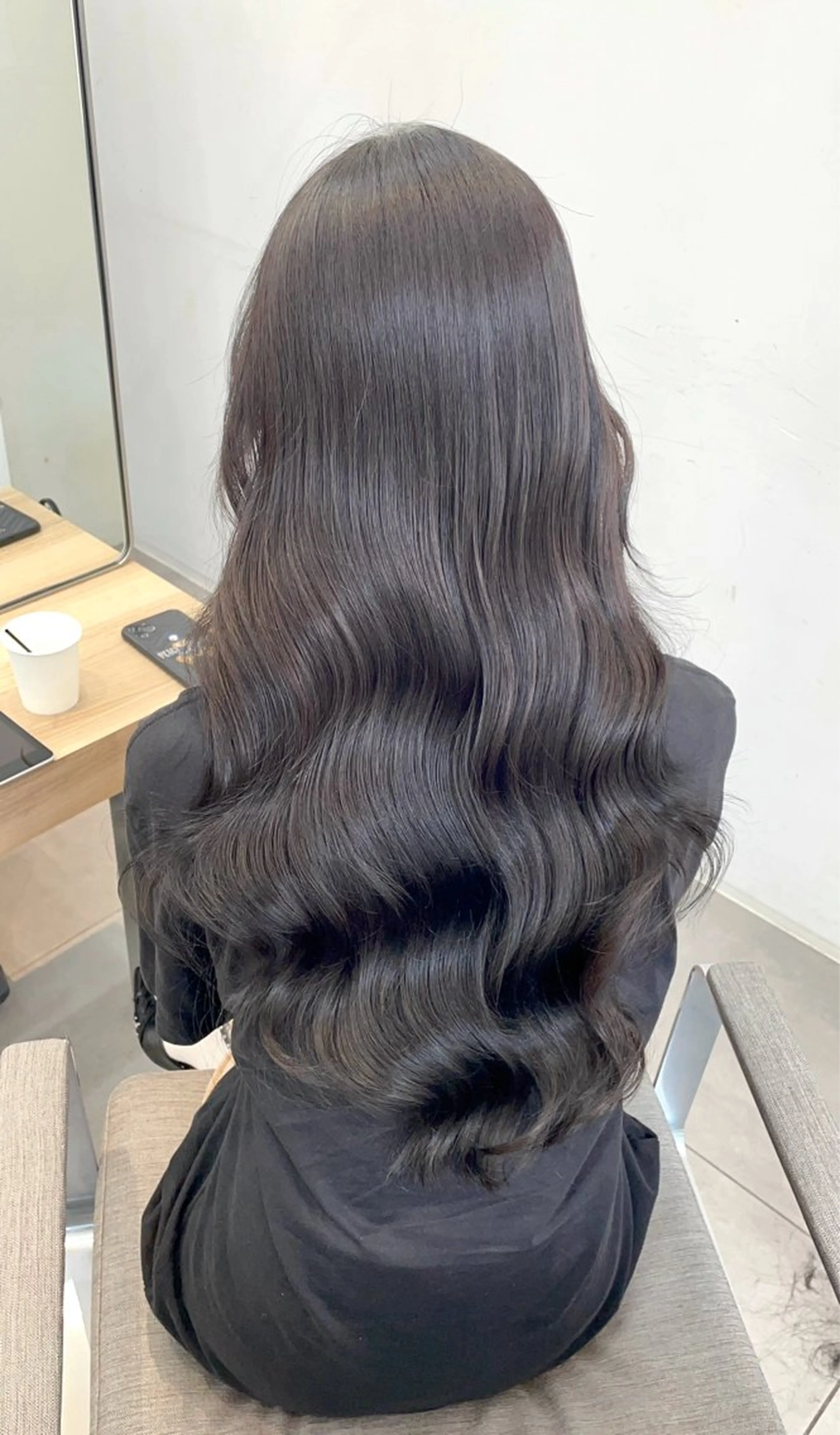 ロング カラー ブラウンカラー 縮毛矯正 🫧daito/艶髪 /透明感カラー🫧のヘアスタイル