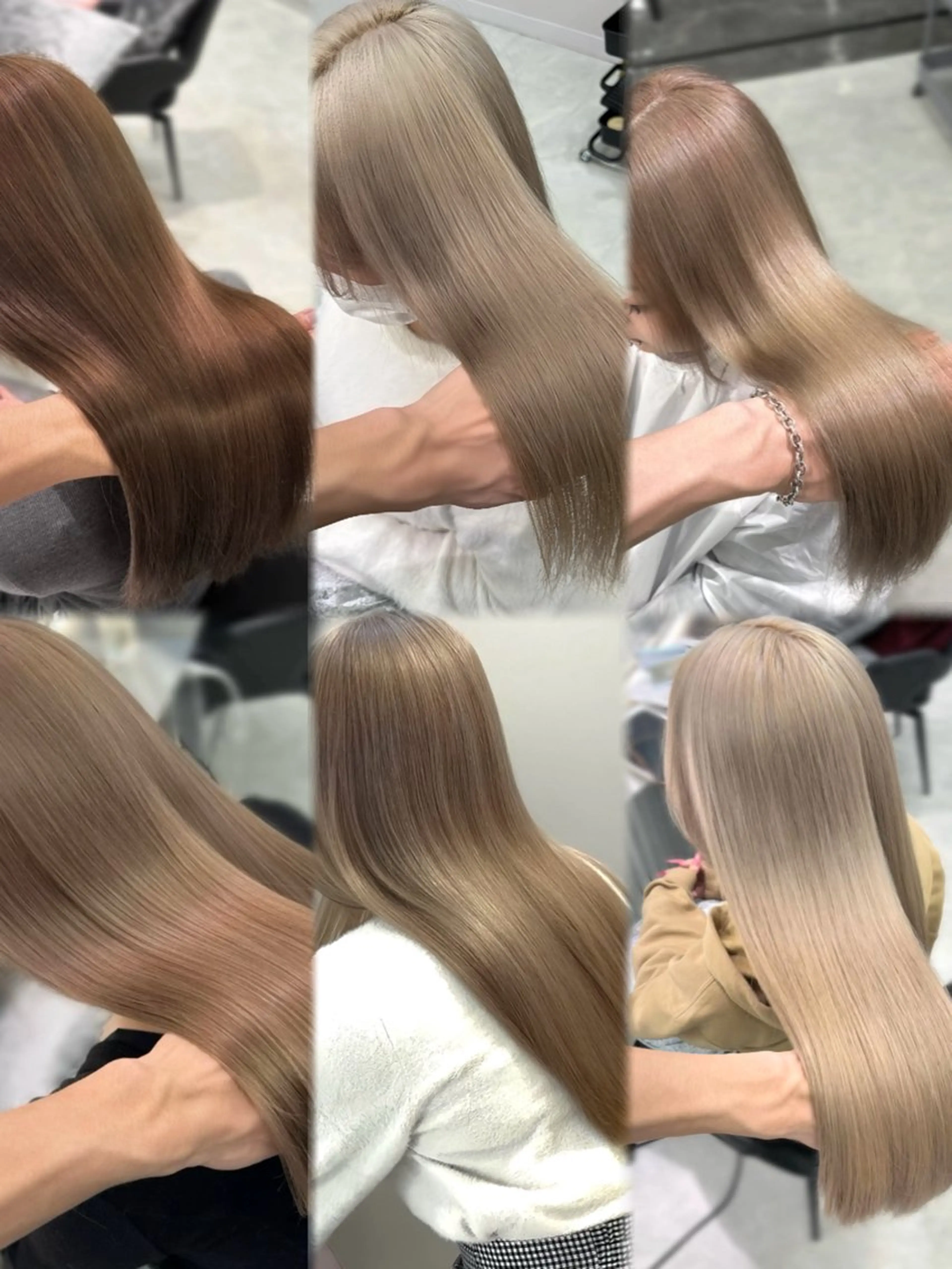 ロング カラー 名古屋/中顔面短縮 ✨/小顔ハイレイヤーのヘアスタイル