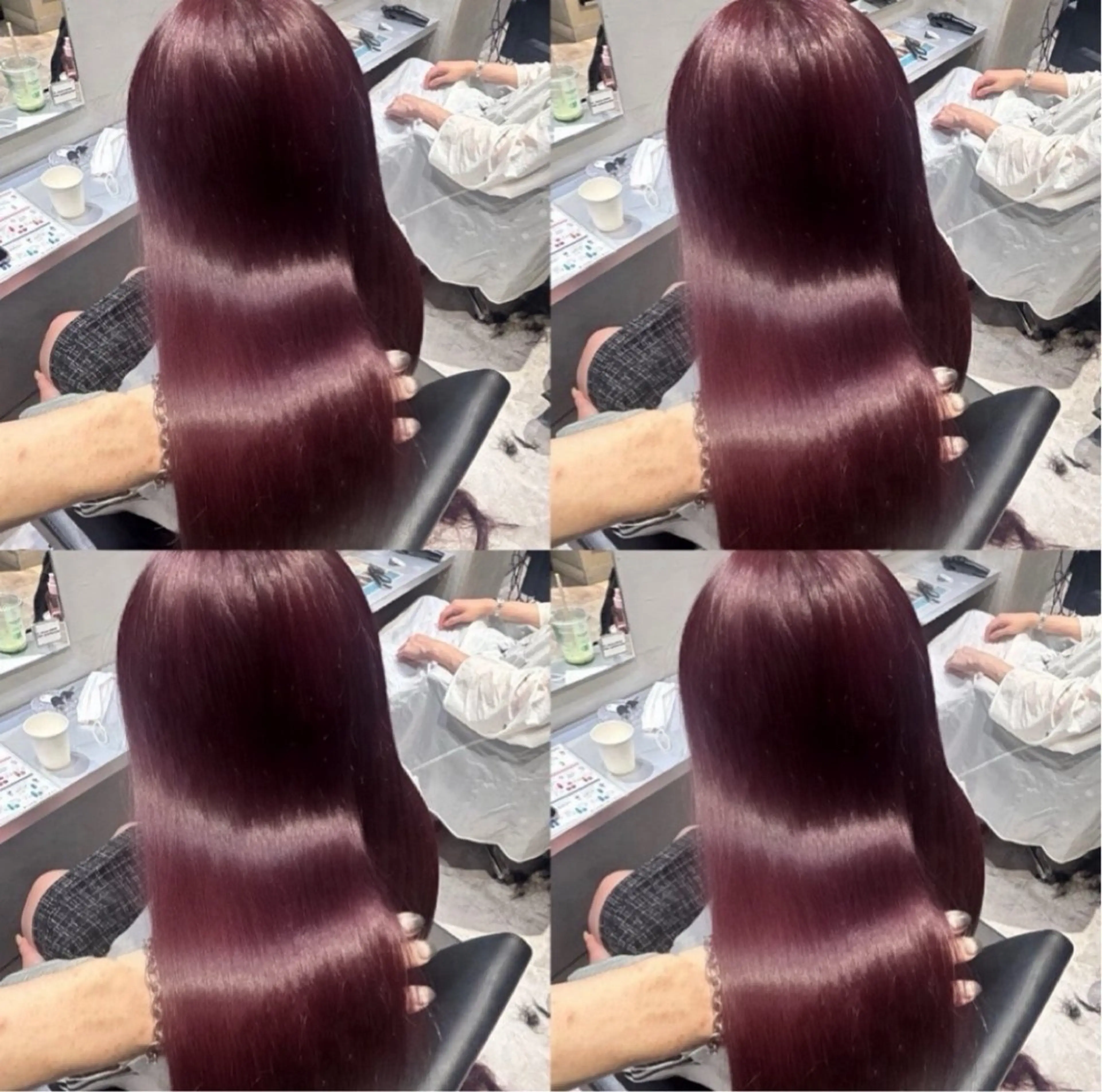 ロング カット ヘアカラー トリートメント 💎韓国レイヤー ×エクステゆうま💎のヘアスタイル