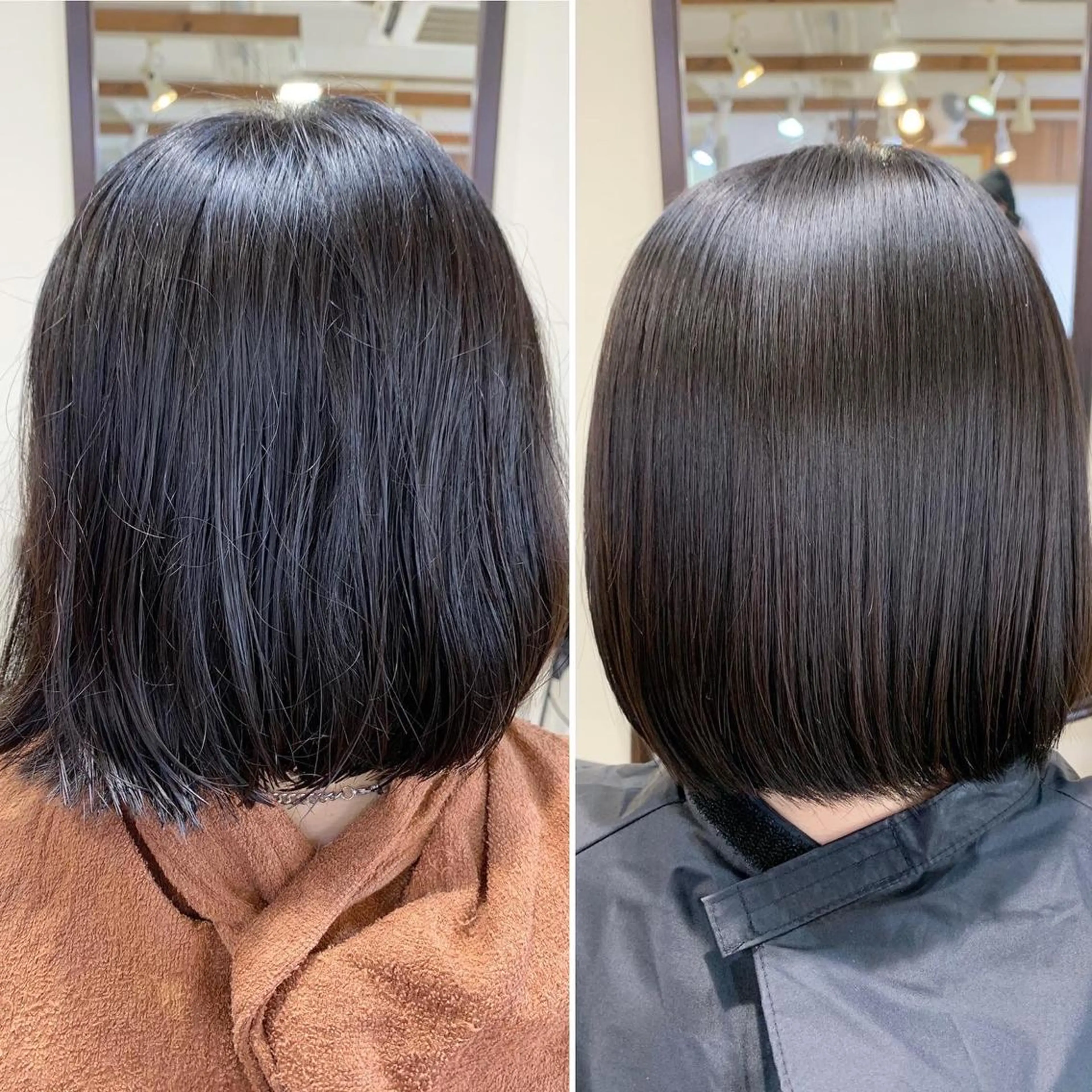 ミディアム パーマ ボブ 縮毛矯正 カット 縮毛矯正 トリートメント brote所属・髪質改善/山根勇平 /完全マンツーマンのヘアスタイル