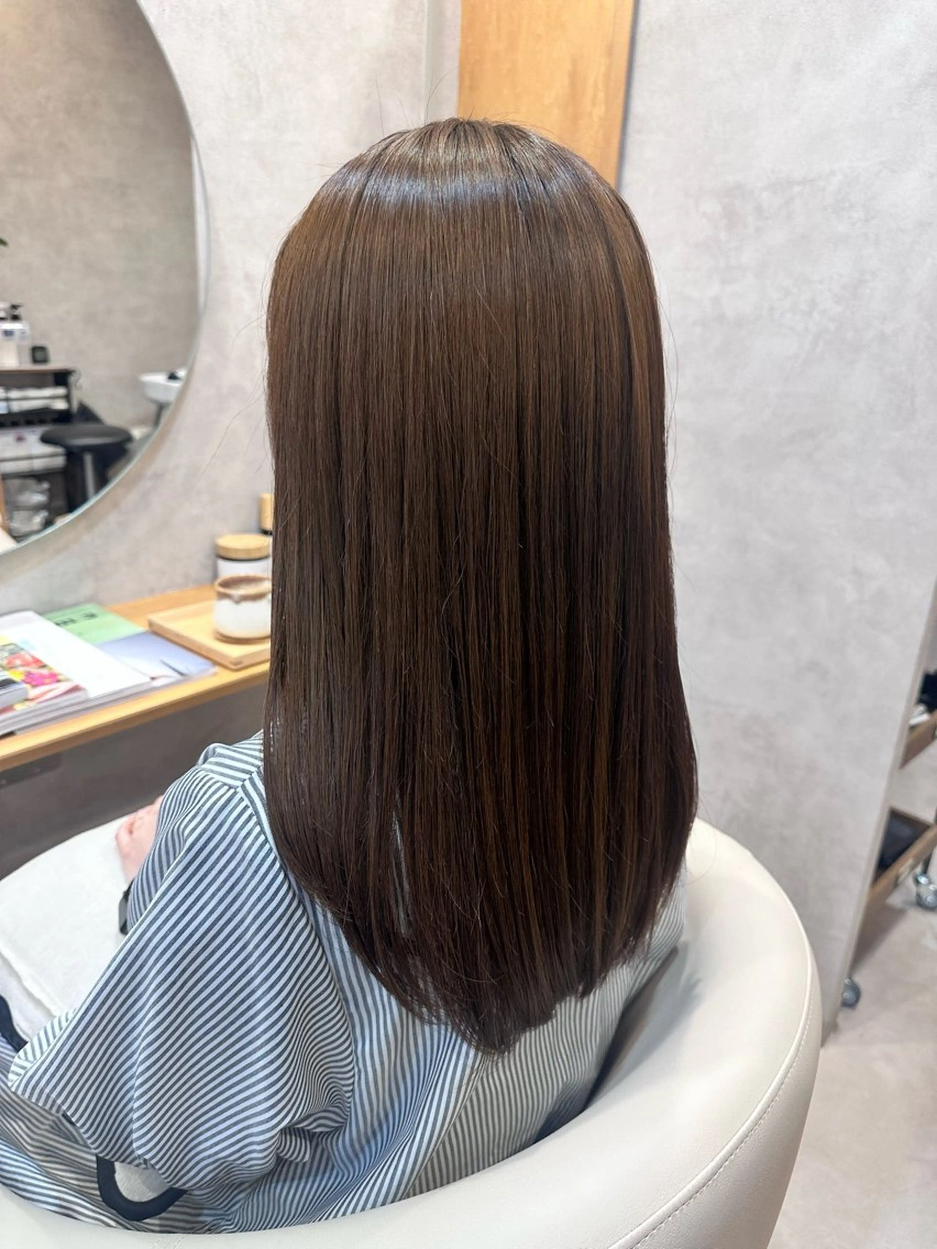 ロング パーマ カット 縮毛矯正 トリートメント 高橋友里亜 /フリーランスのヘアスタイル